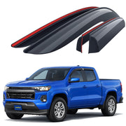 Goodyear Wind Deflectors for Chevrolet Colorado 2023-2026 Crew Cab Smoke 4Pcs