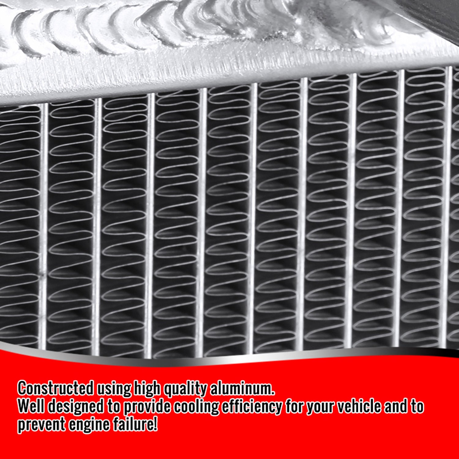 1955-1957 Ford Thunderbird Aluminum 3-Row Performance Radiator