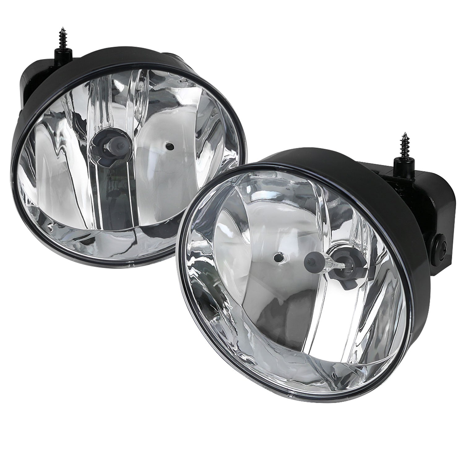 2002-2009 GMC Envoy 12V/27W Fog Lights Chrome Housing/Clear Lens