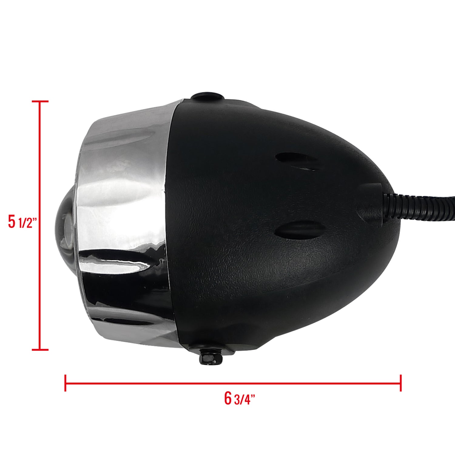 Universal 12V/55W H7 Projector Fog Lights Kit w/ RGB LED Halo Rim Chrome/Clear