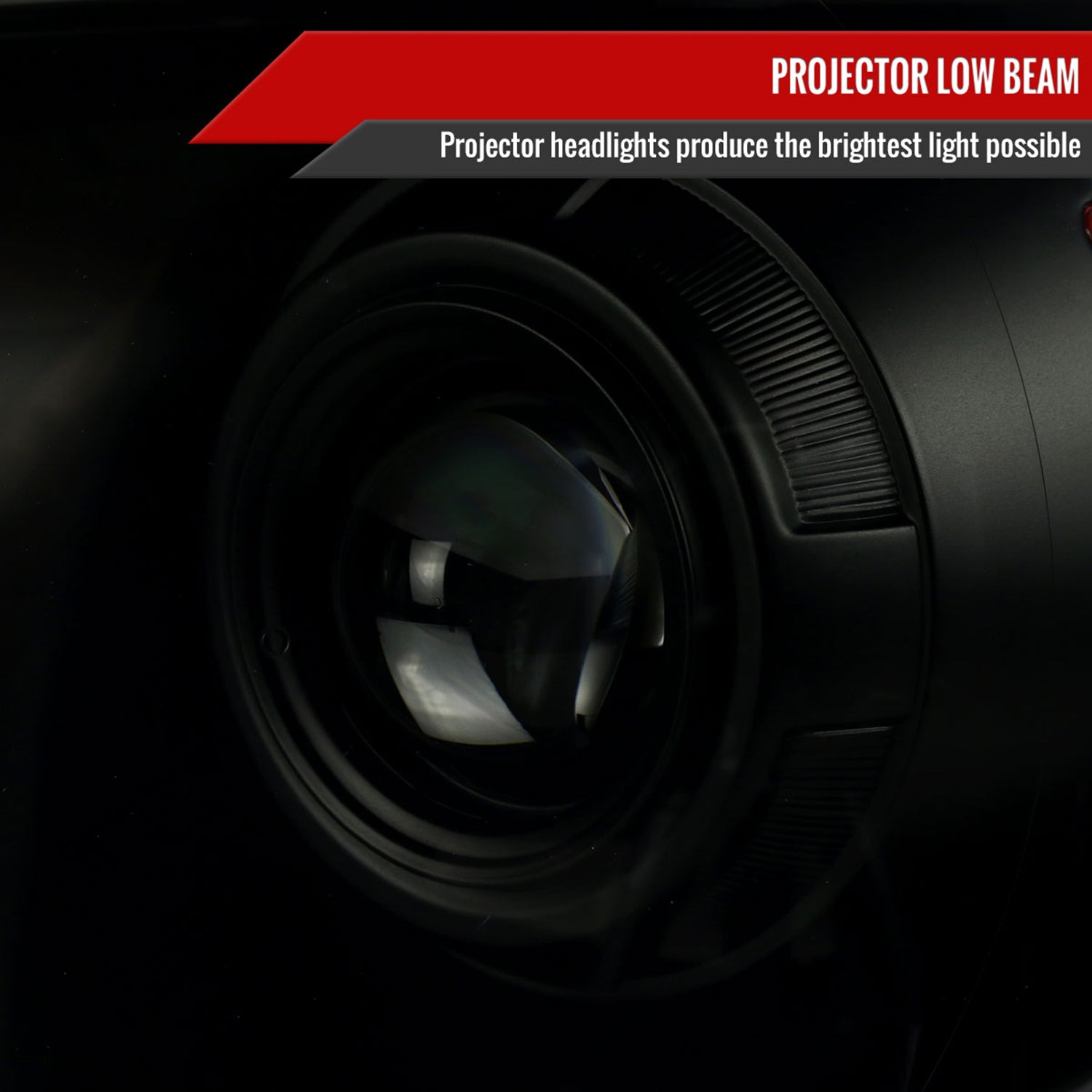 2005-2011 Toyota Tacoma LED Bar Projector Headlights Turn Signal Black Smoke