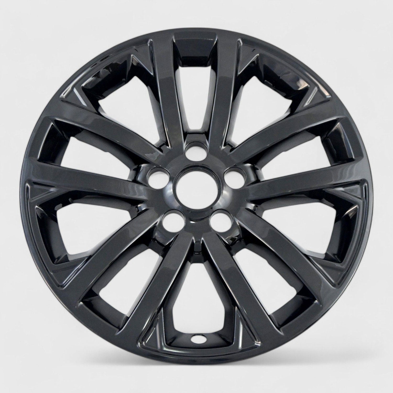 2020-2023 Jeep Cherokee Wheel Cover Hubcaps Set Gloss Black 8Pcs PP