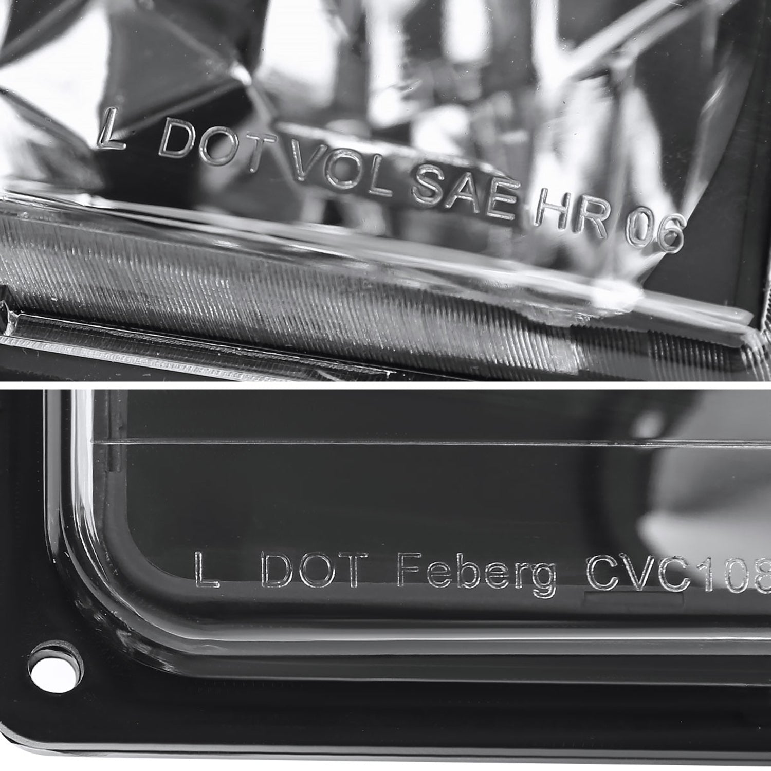 1988-1993 Chevy C/K Blazer/Tahoe/Silverado/Yukon Headlights Lights Set Black