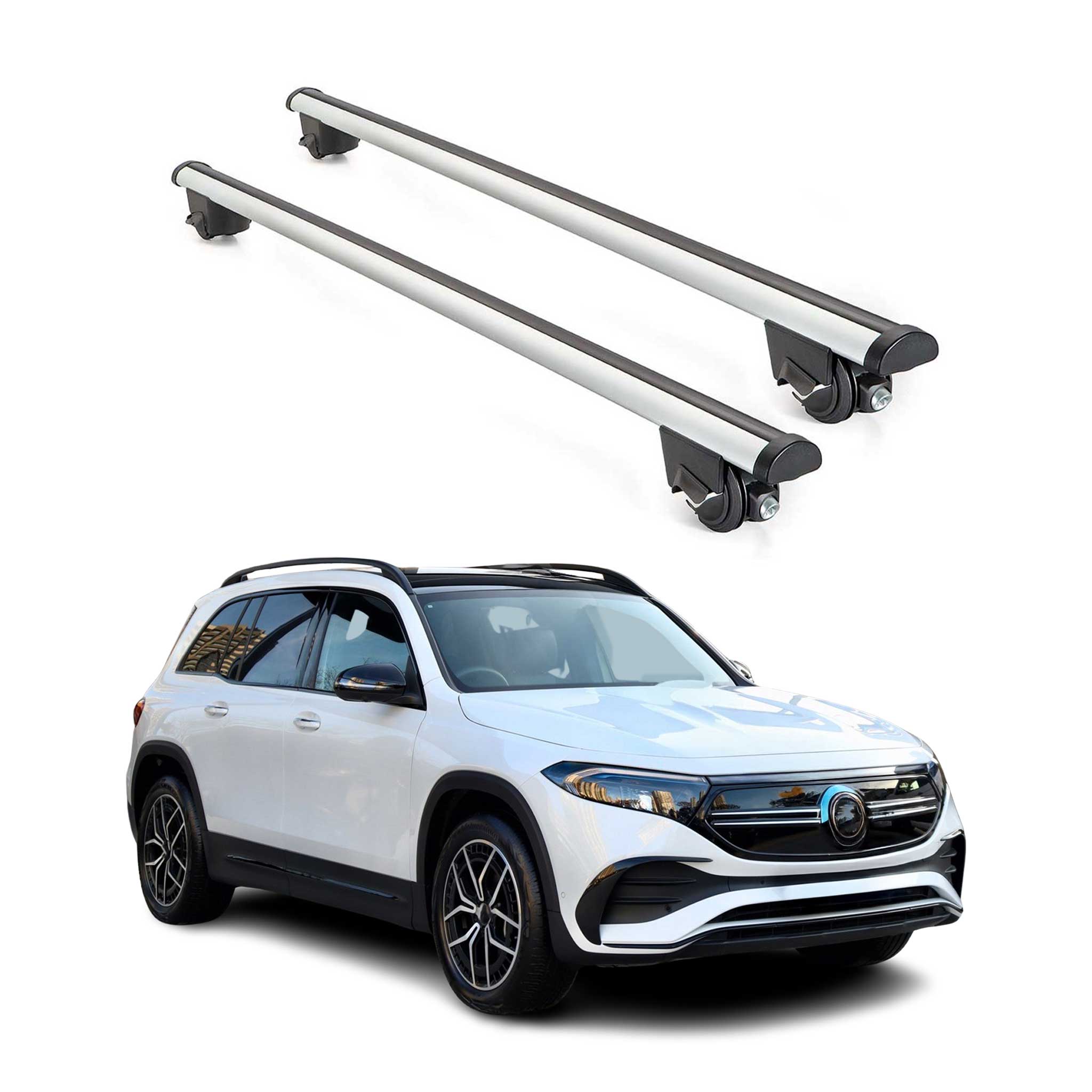 2022-2025 Mercedes EQB Roof Rack Cross Bars Luggage 220 Lbs Gray 2 Pcs