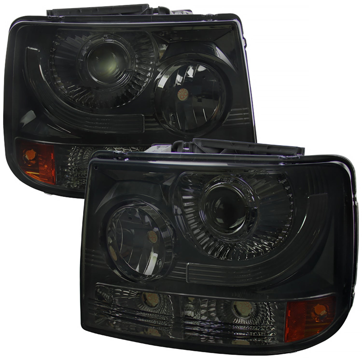 1999-2002 Chevy Silverado 1500 2500/Tahoe Suburban Projector Headlights Smoke