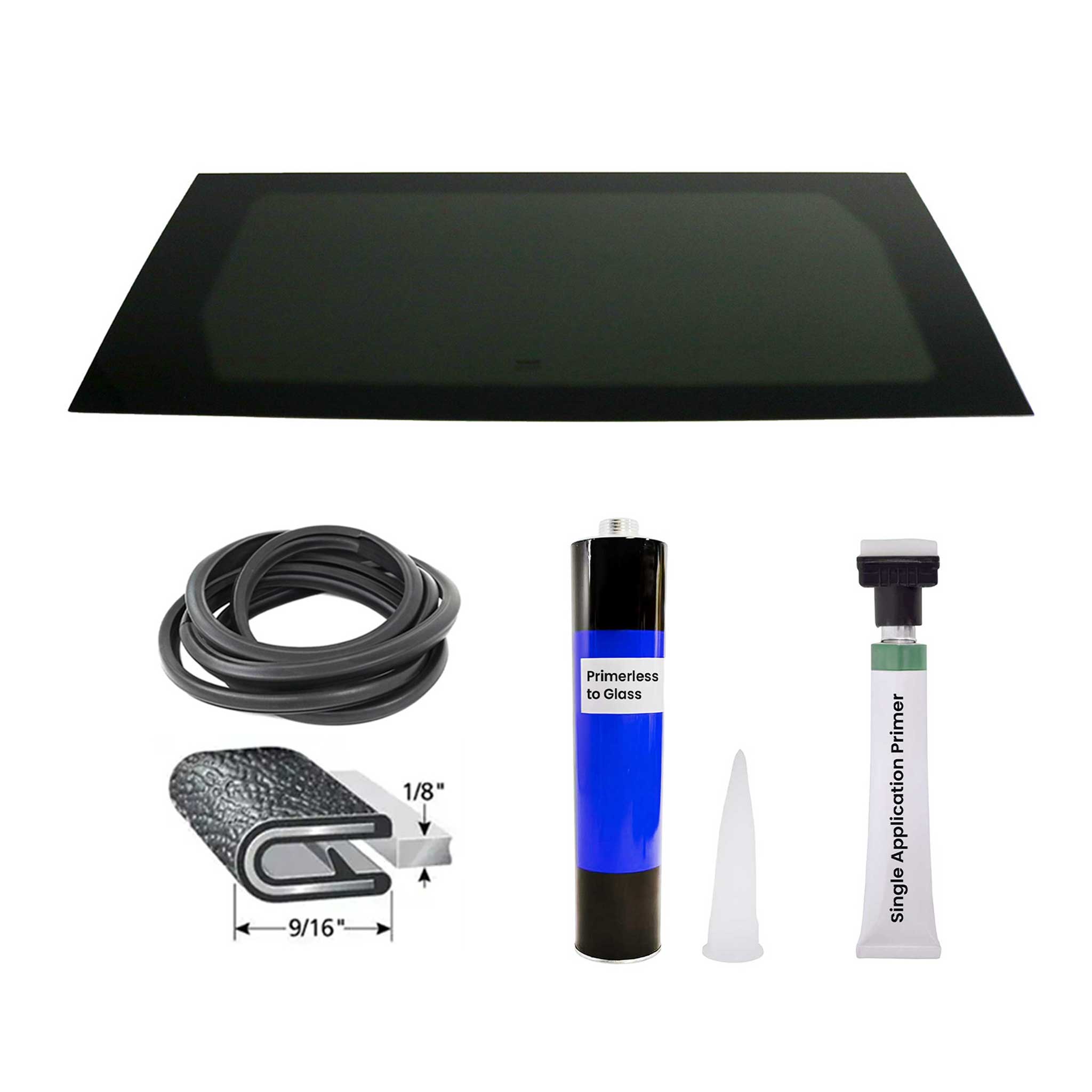 2014-2026 RAM ProMaster Window Glass Fit Kit Mid Left Side L3 L4 Black