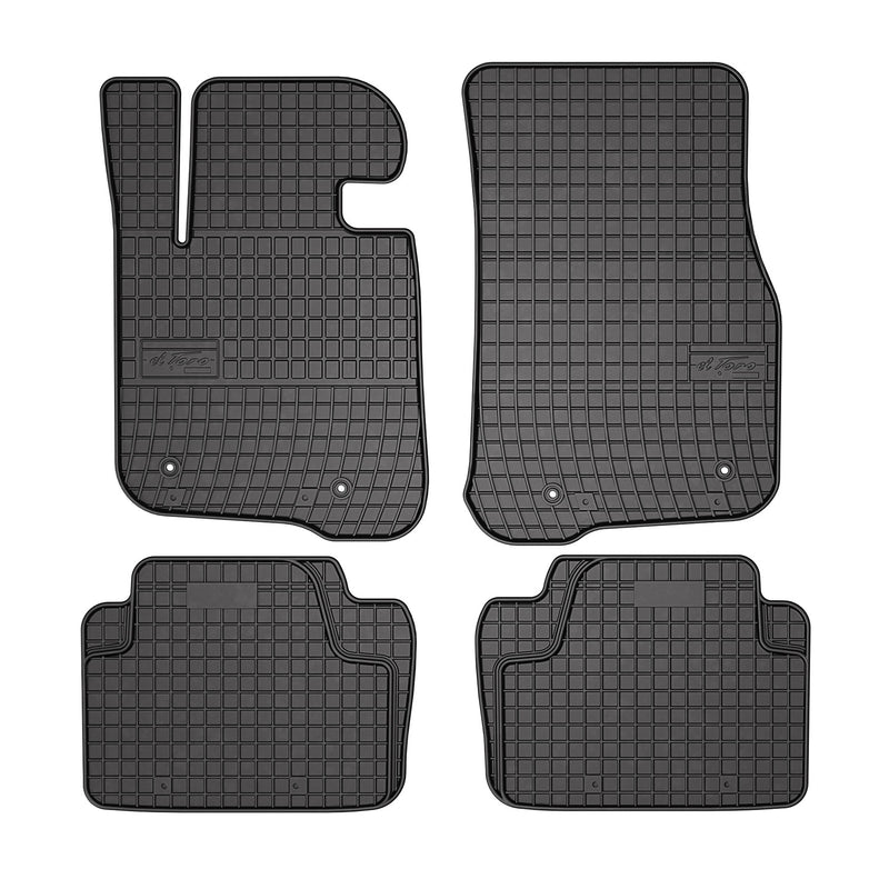 2014-2020 BMW 4 Series F33 F36 Gran Coupe Floor Mats Liners Full Set All Weather Rubber Black