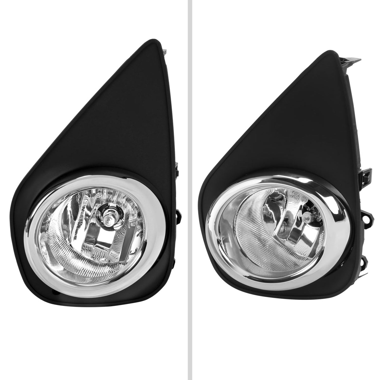 2015-2017 Toyota Yaris 2/4DR H11 Fog Lights Kit Switch & Wiring Harness Chrome