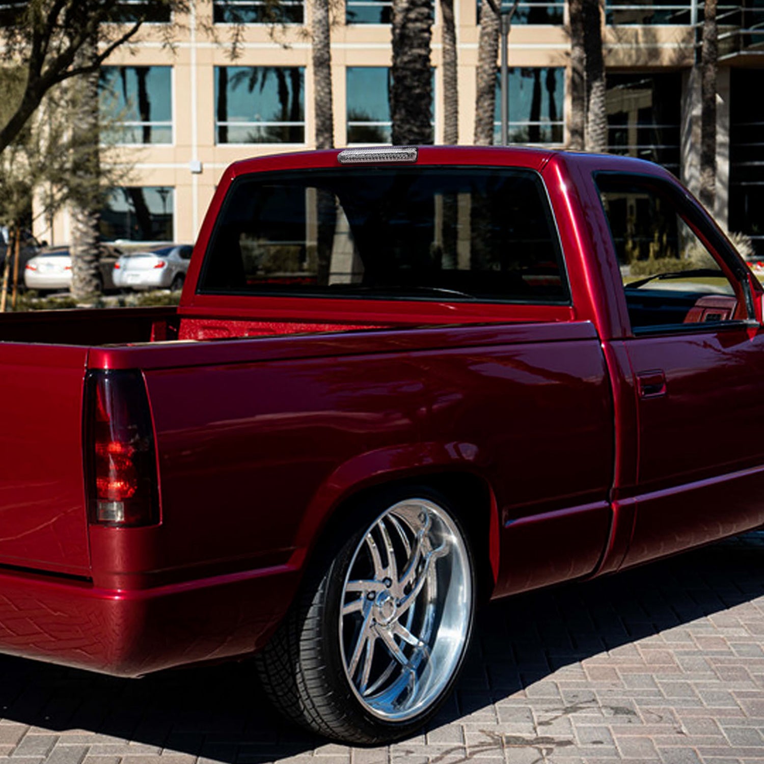 1994-2000 Chevrolet GMC C/K LED 3rd Brake Light Chrome Housing/Clear Lens