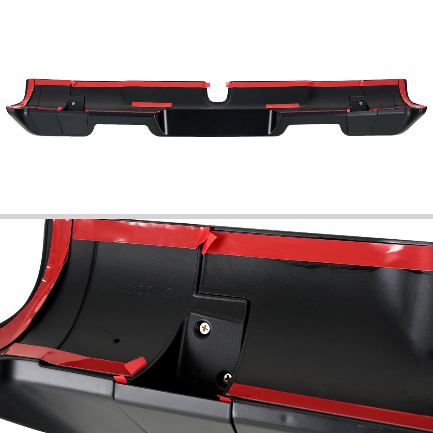 2019-2024 Dodge RAM 1500 Rear Roof Matte Black Truck Spoiler Wing Kit