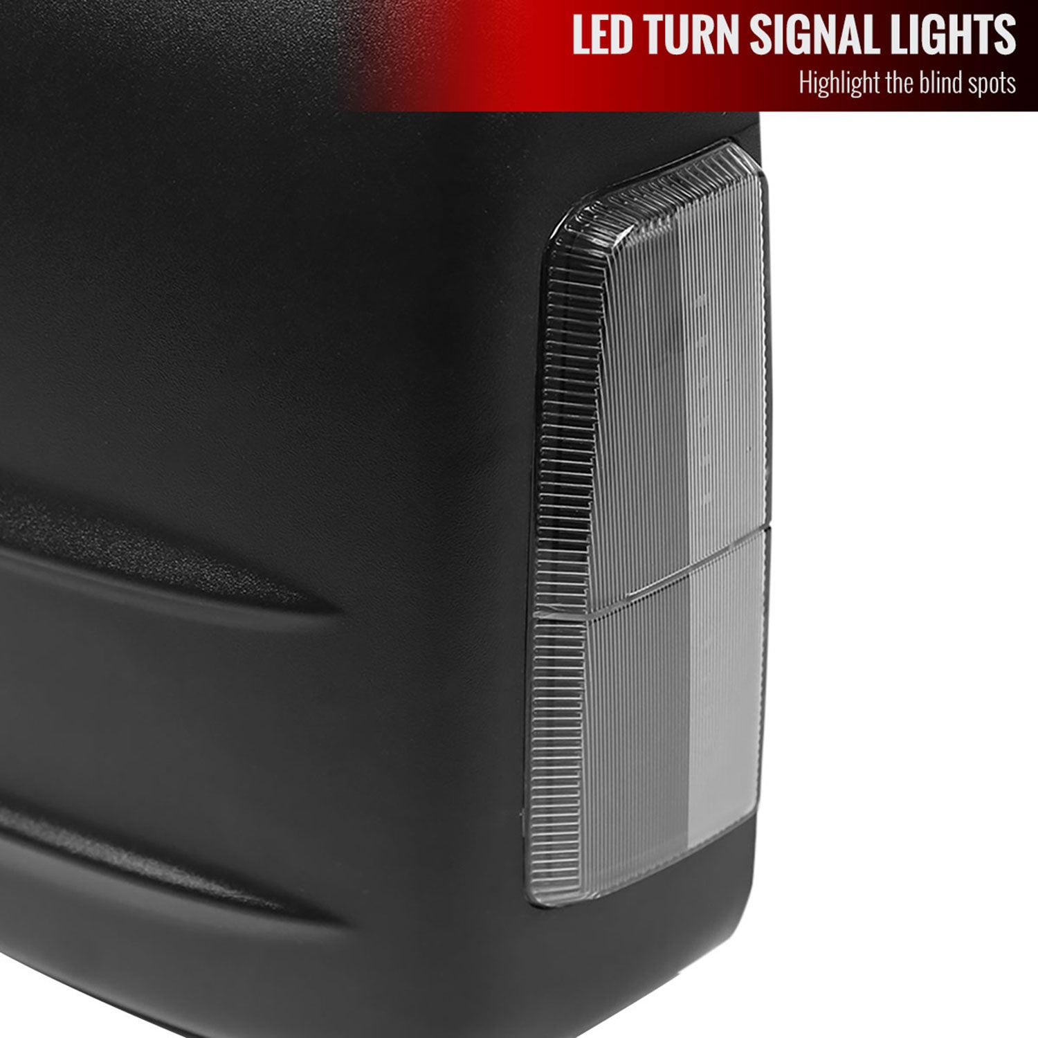 2014-2018 Chevy Silverado/GMC Sierra Manual Extendable Towing Mirrors Smoke