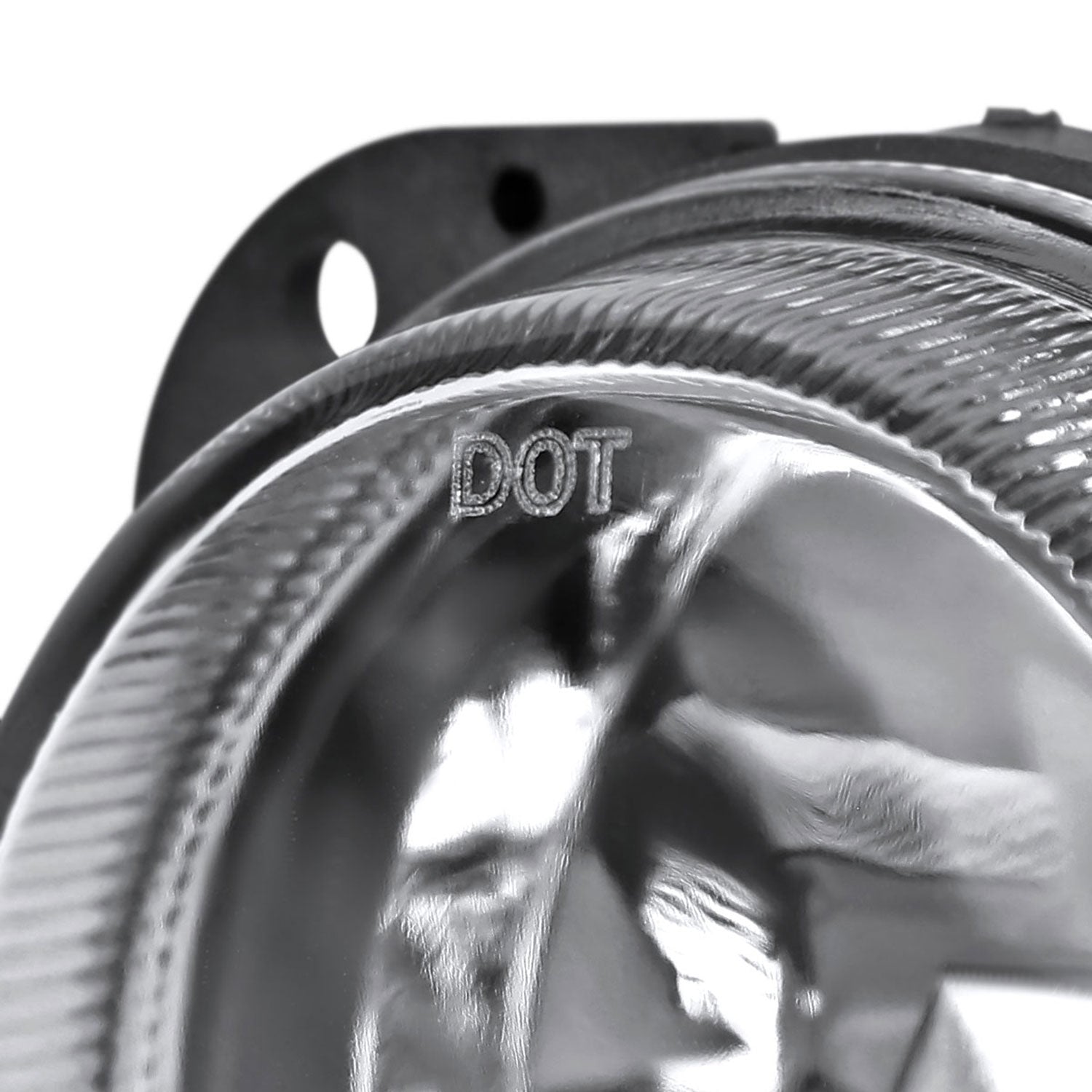 2003-2005 Mazda 6 Sedan H3 Halo Ring Fog Lights Kit Chrome/Clear Lens