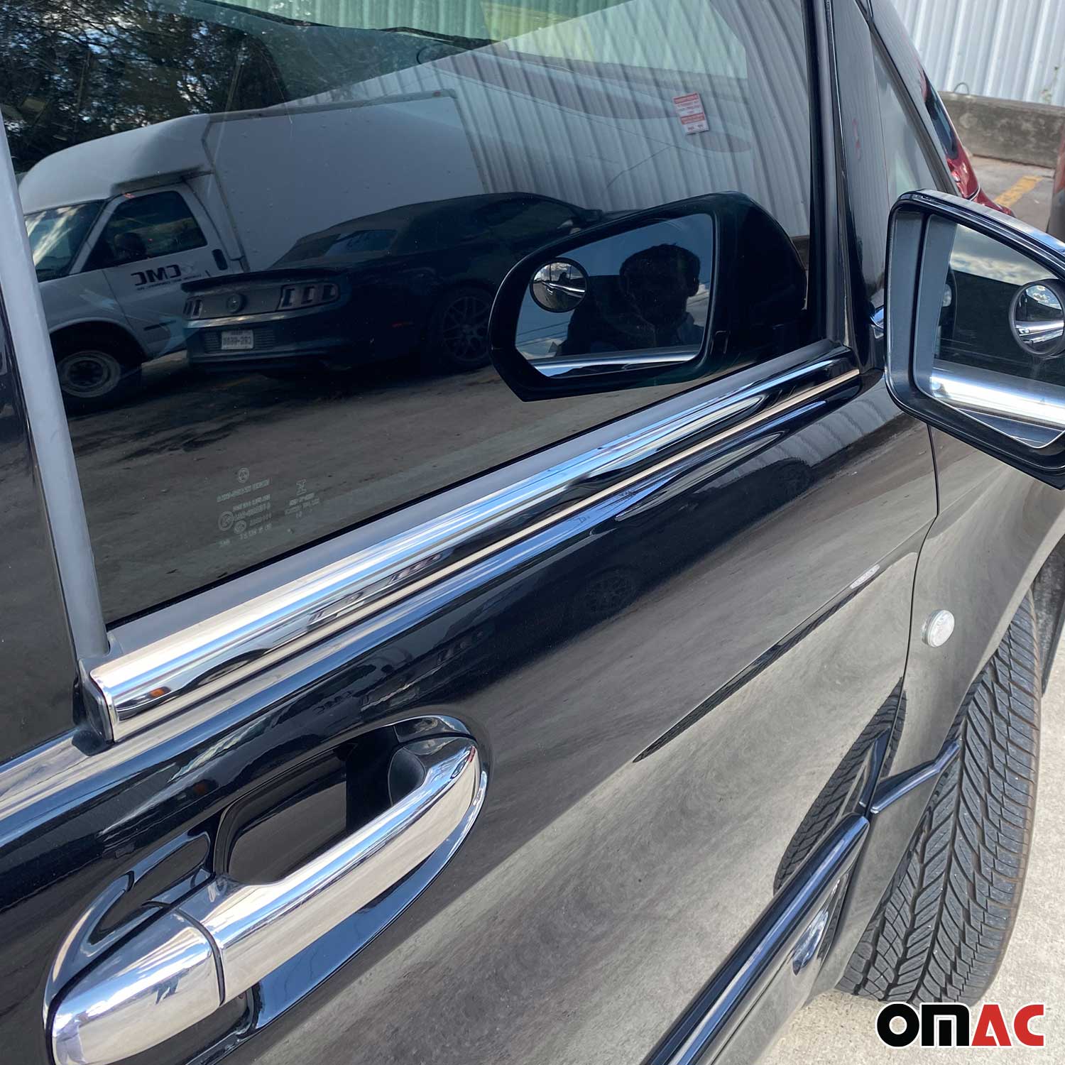 2016-2024 Mercedes Metris Window Molding Trim Streamer Stainless Steel 2Pcs