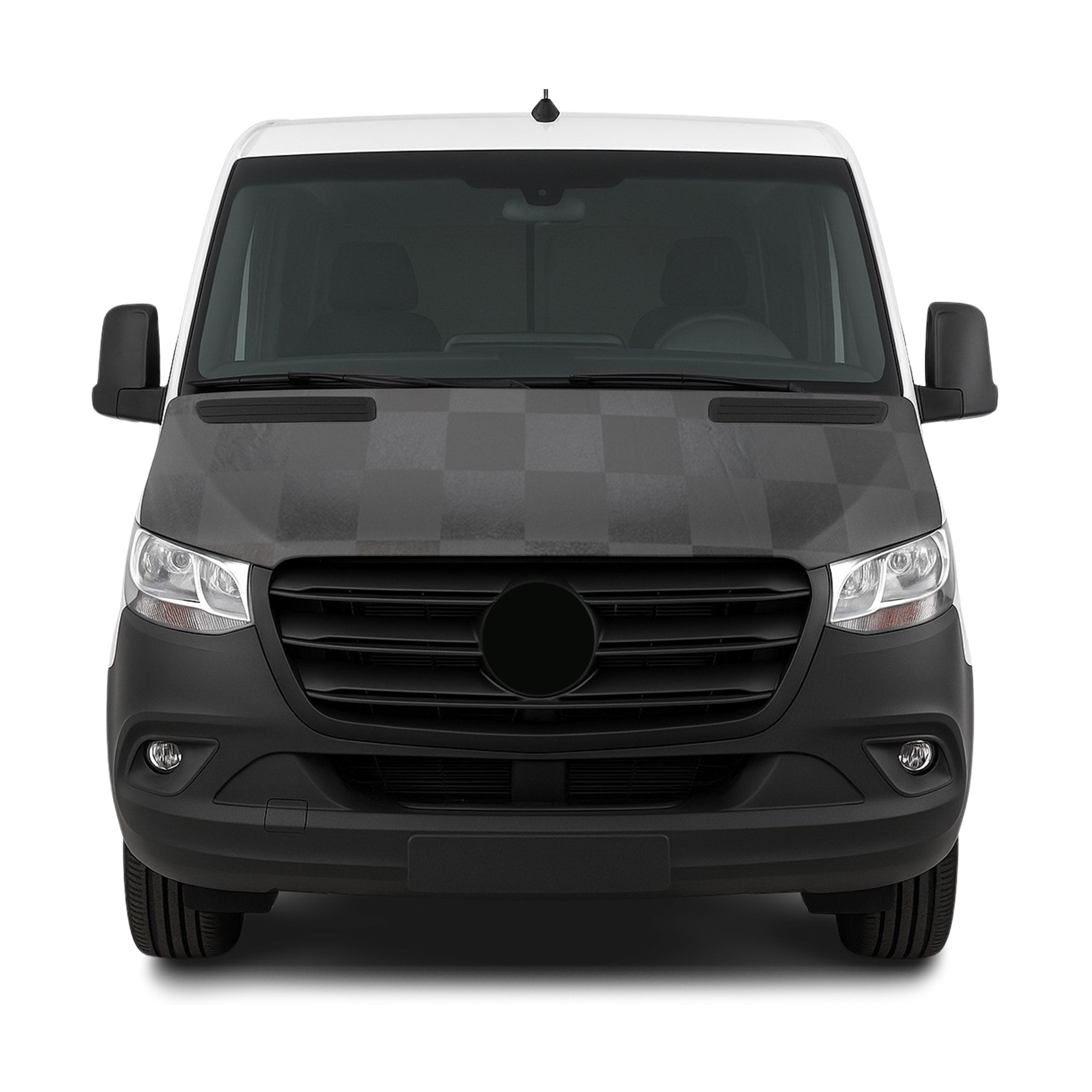 2014-2018 Mercedes Sprinter W906 Car Bonnet Mask Hood Bra Black 1Pc Vinyl