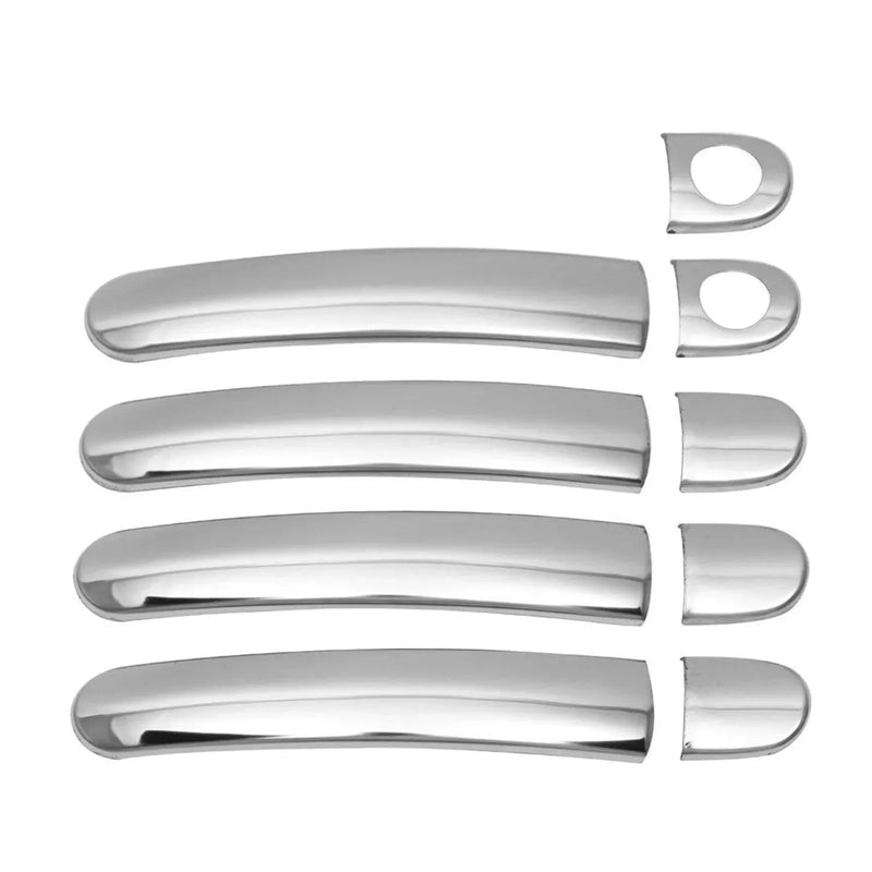 Car Door Handle Cover Protector for VW Jetta A6 2011-2014 Steel Chrome 9 Pcs - OMAC USA