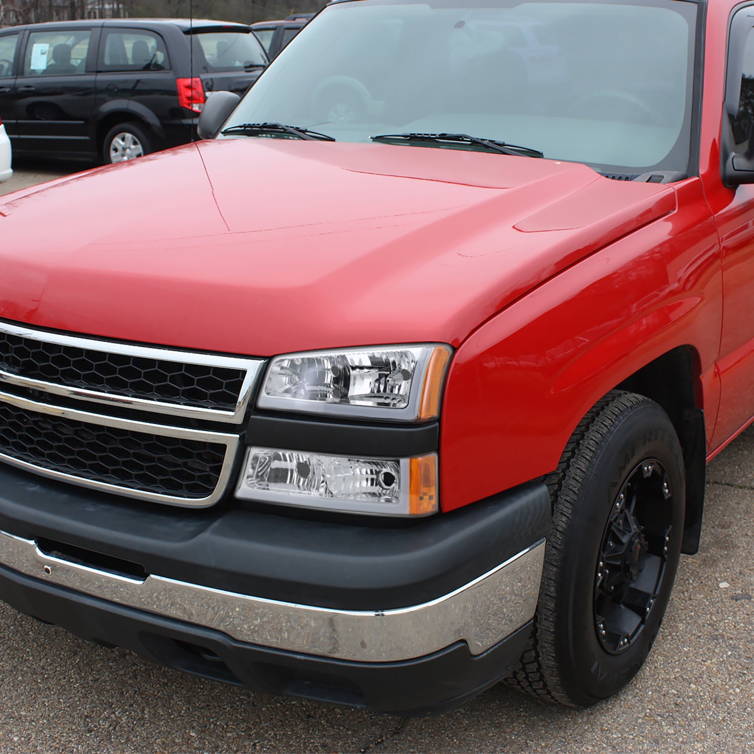 2003-2007 Chevy Silverado /2002-2006 Avalanche LED Bar Factory Headlights Chrome