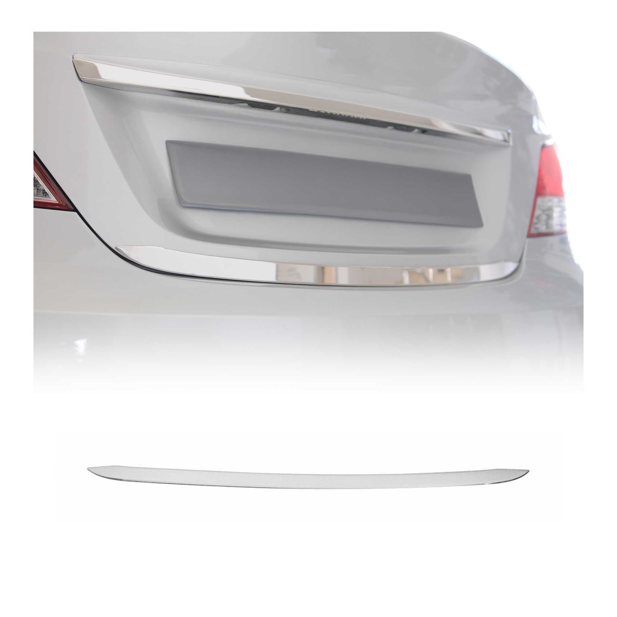 2012-2017 Hyundai Accent Rear Trunk Molding Trim Stainless Steel Silver