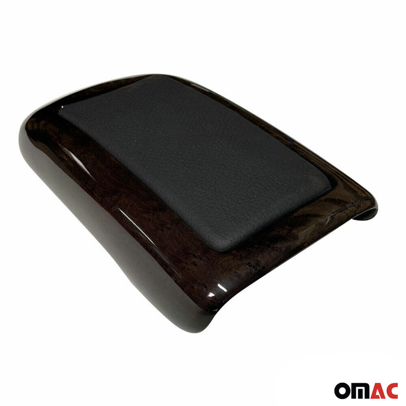 2000-2007 Mercedes C Class W203 Armrest Box Lid Cover Birdeye-Black Leather