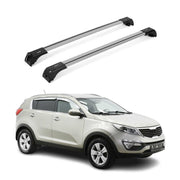 2011-2016 Kia Sportage Roof Rack Cross Bras Luggage Carrie Gray 2 pieces
