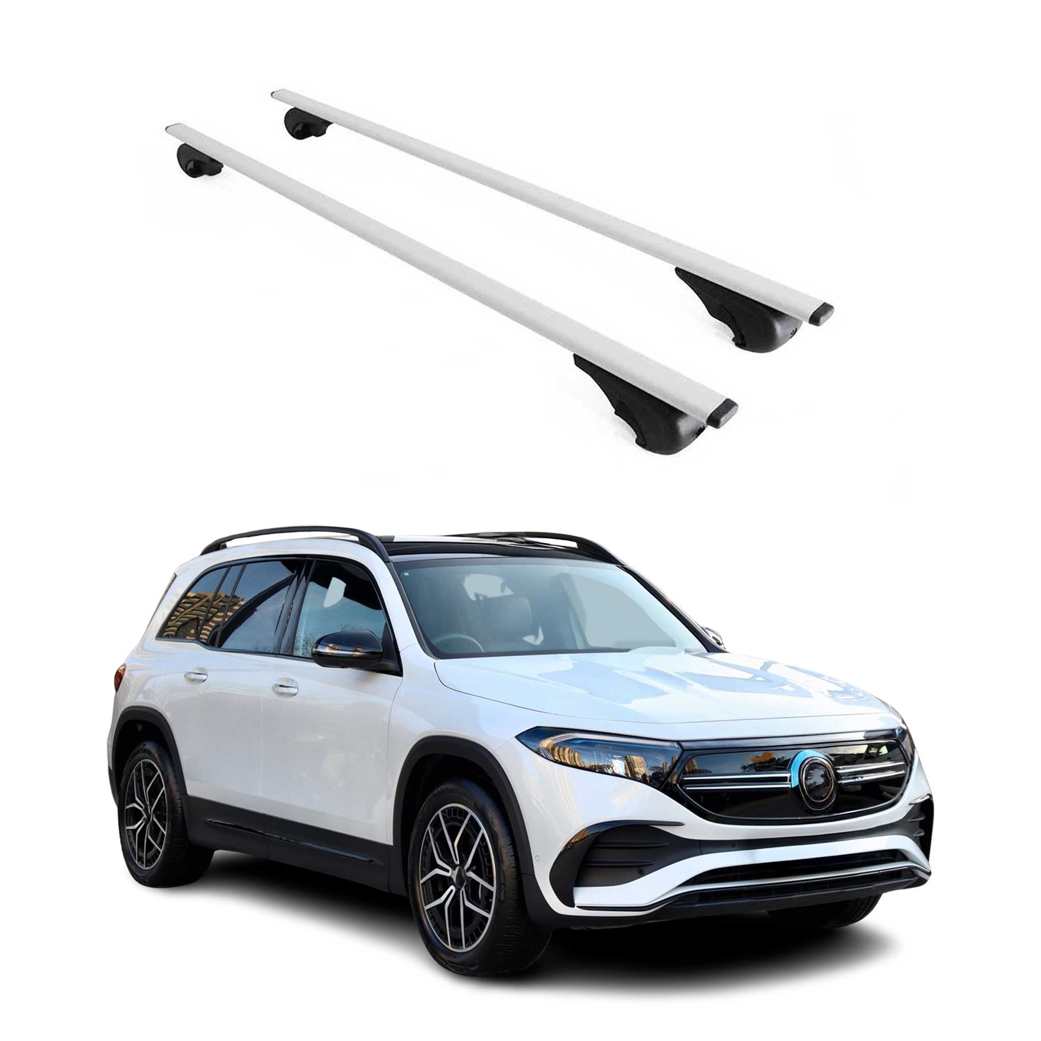2022-2025 Mercedes EQB Roof Rack Cross Bars Silver