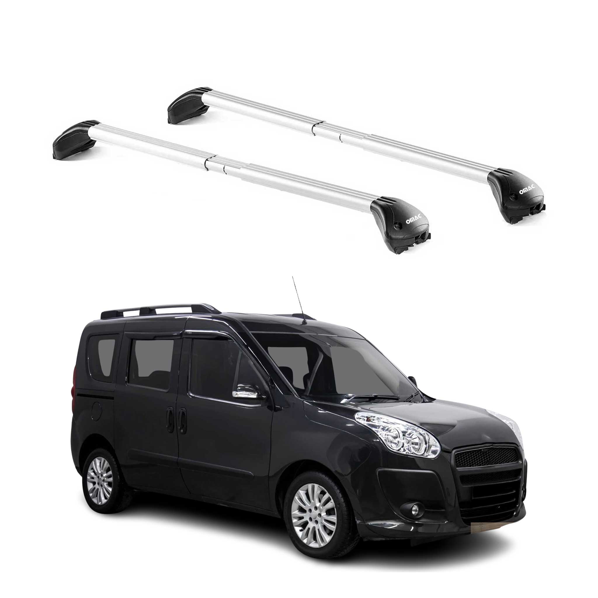 2015-2022 Ram ProMaster City Roof Rack Cross Bars Silver
