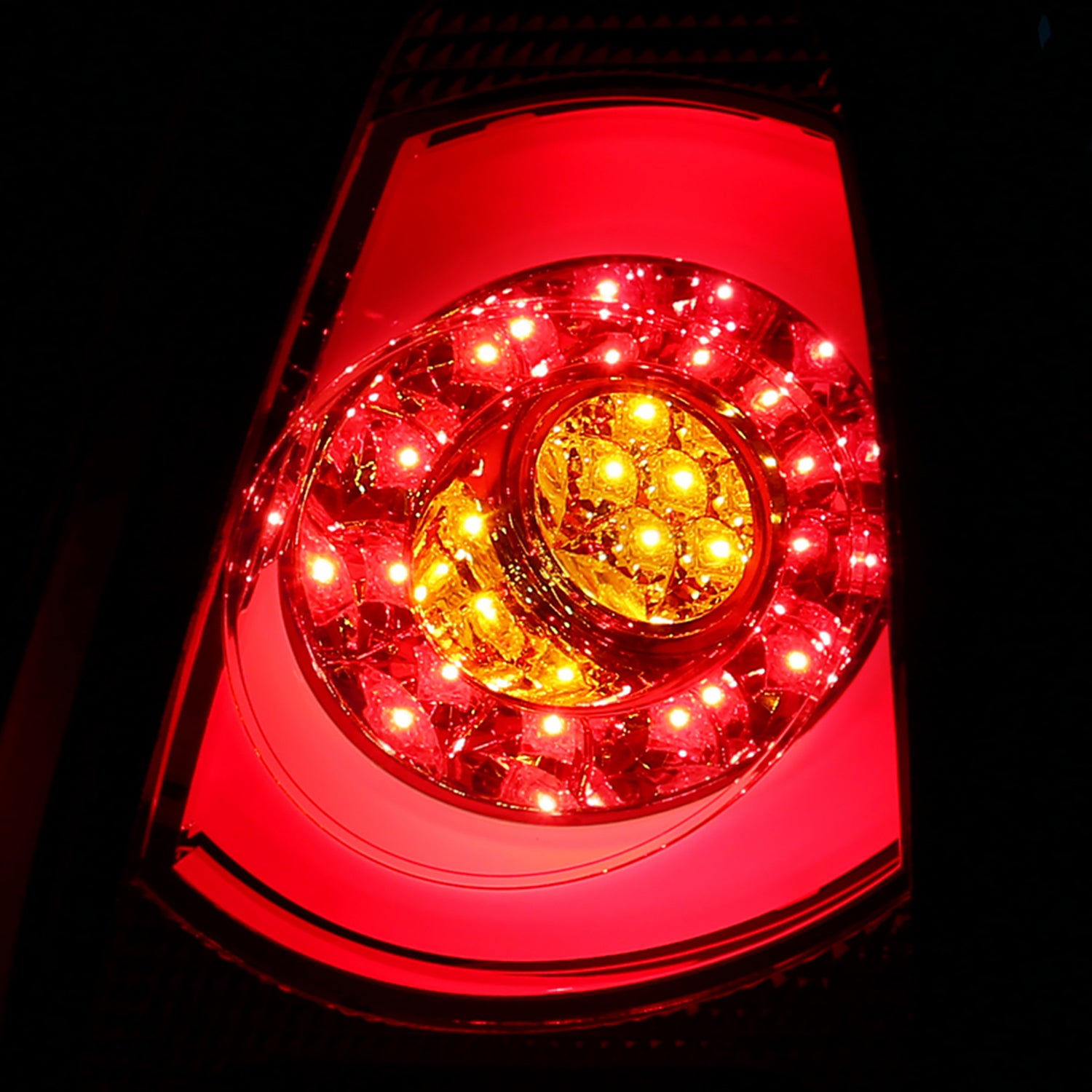 2011-2015 Mini Cooper Base S Hatchback/Convertible LED Tail Lights Chrome/Red