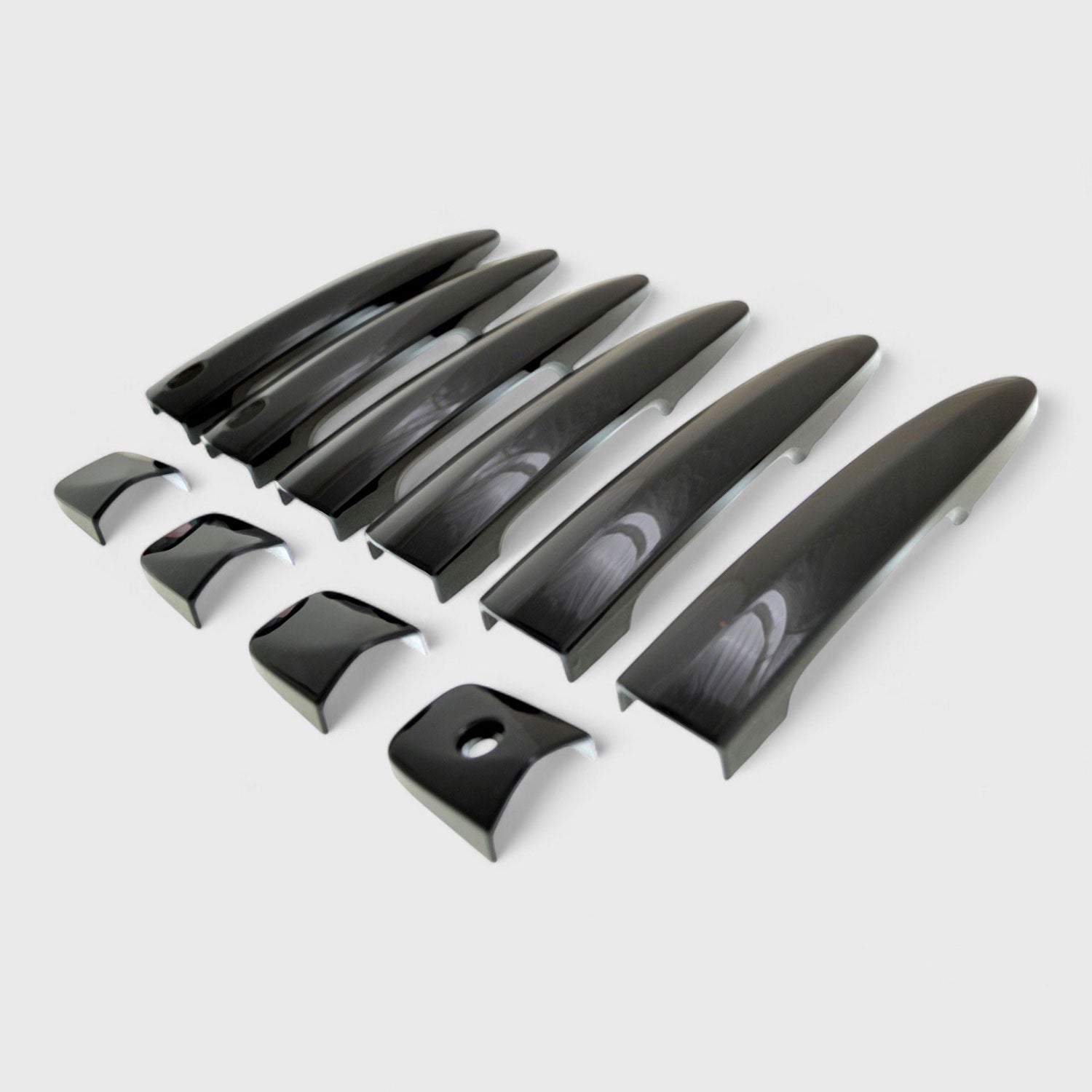 2013-2019 Nissan Sentra Door Handle Cover  4DR ABS Plastic Gloss Black 10 Pcs