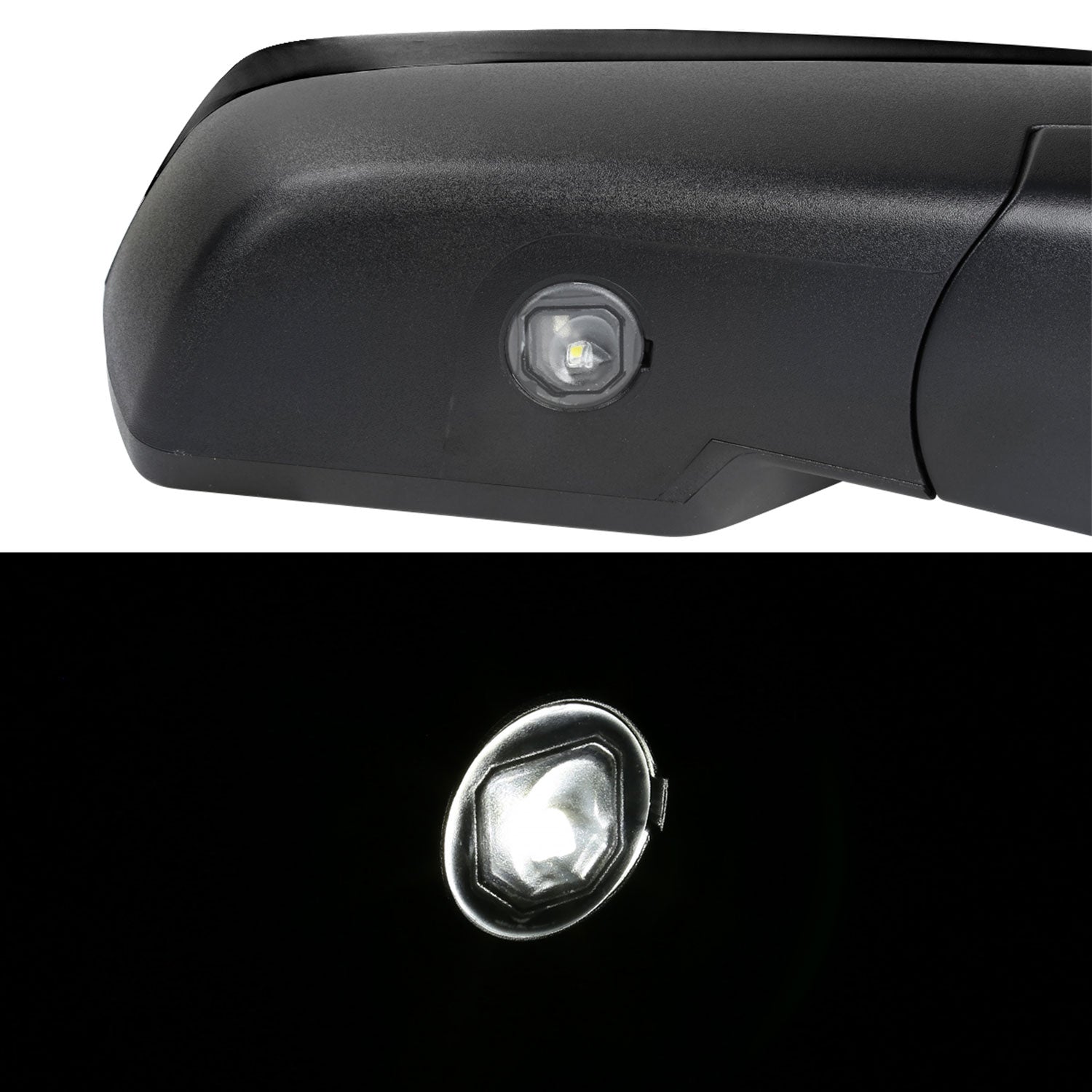 2014-2018 Chevy Silverado/GMC Sierra Glossy Heated Side Mirror Passenger Side