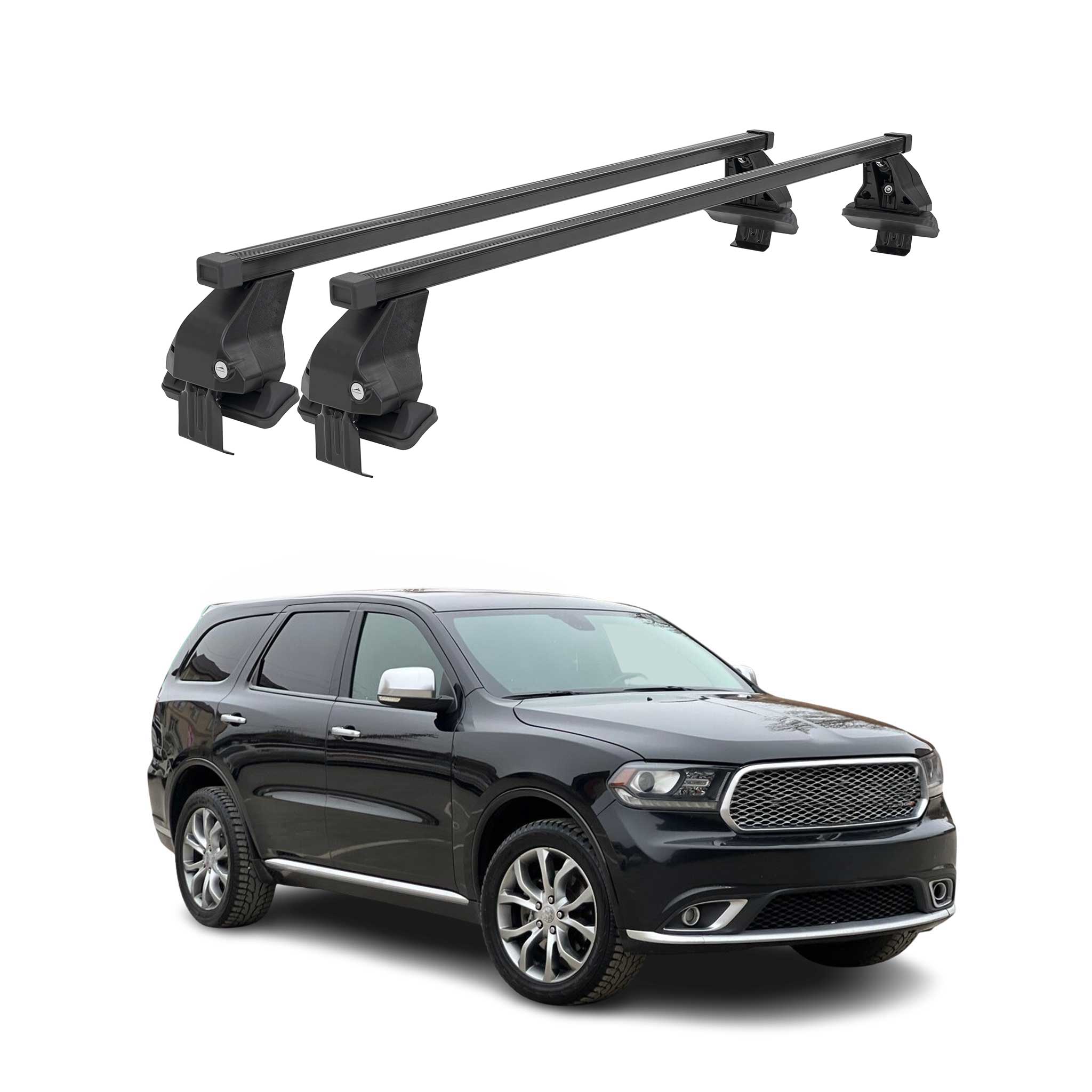 2011-2026 Dodge Durango Roof Rack Cross Bars Black