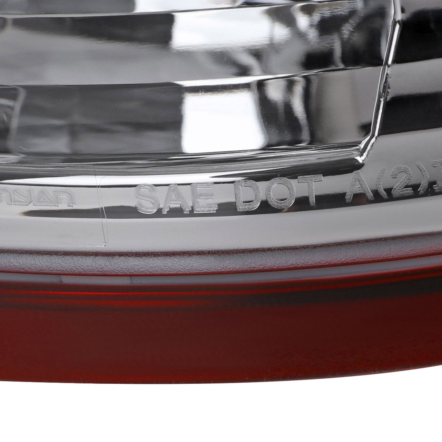 2007-2013 GMC Sierra 1500 2500HD 3500HD C-Bar LED Tail Lights Chrome/Red Clear