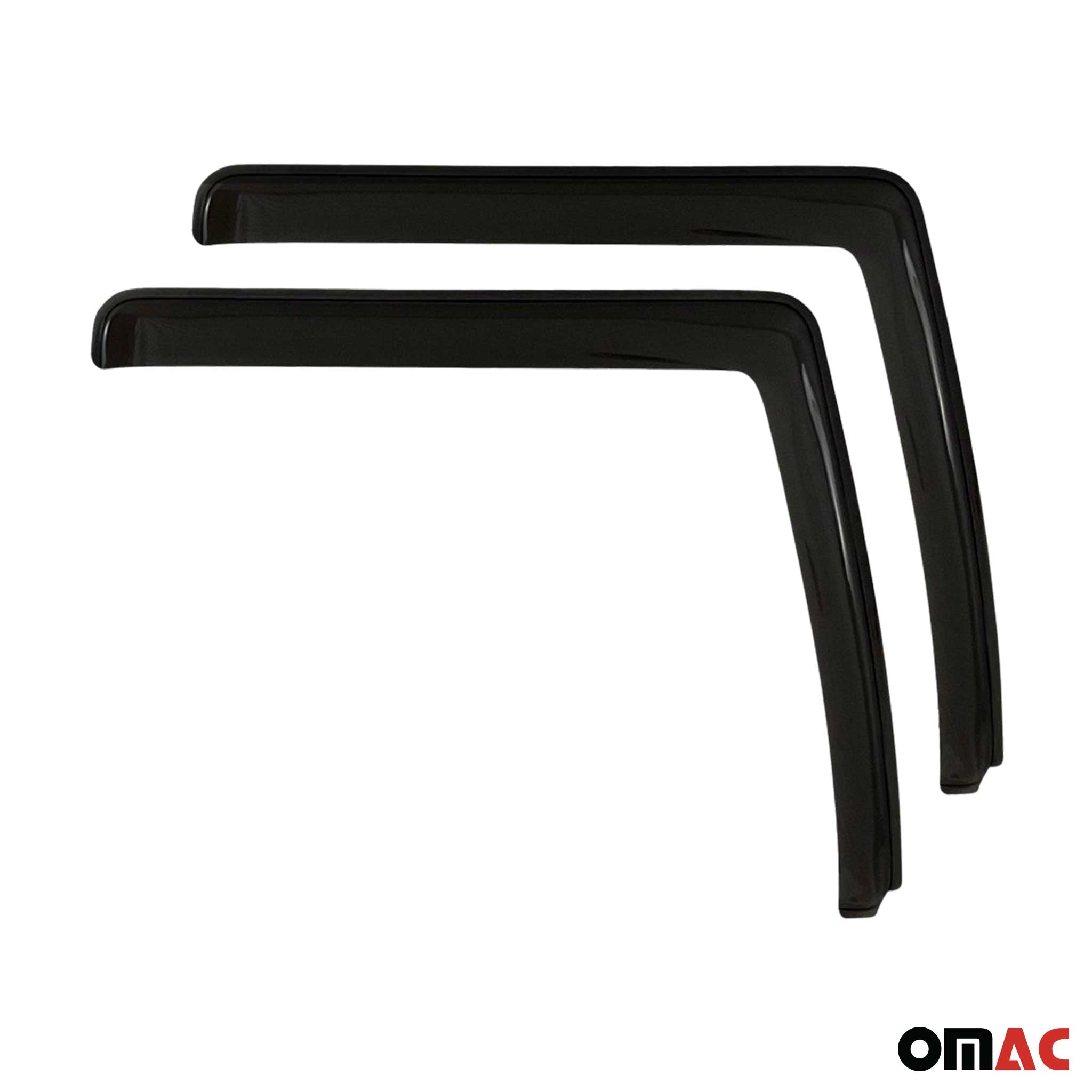 2014-2026 RAM ProMaster Window Visor Vent Rain Deflector 2Pcs Smoke