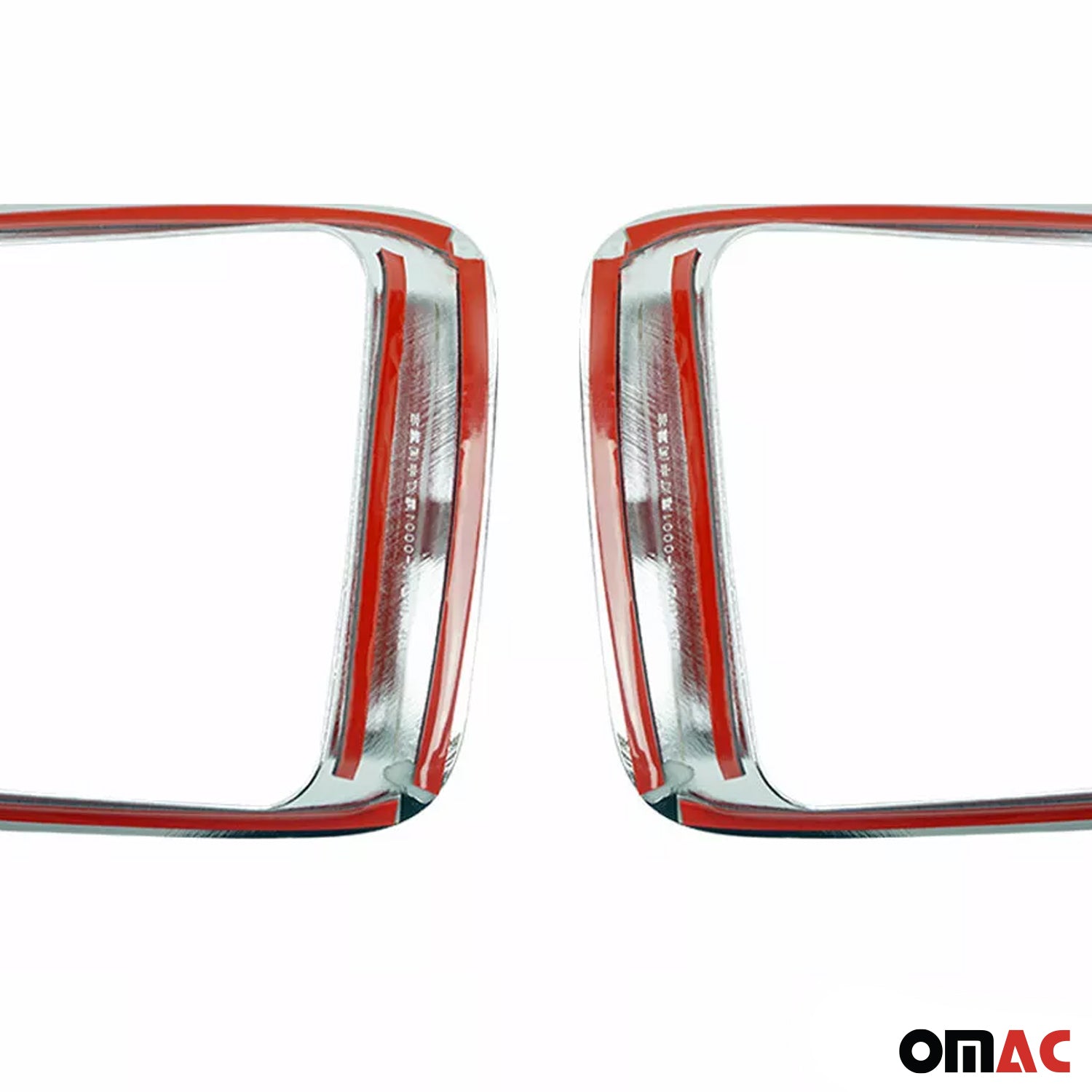 2015-2024 Jeep Renegade Inner Trunk Tail Light Trim Frame Chrome Silver 2Pcs