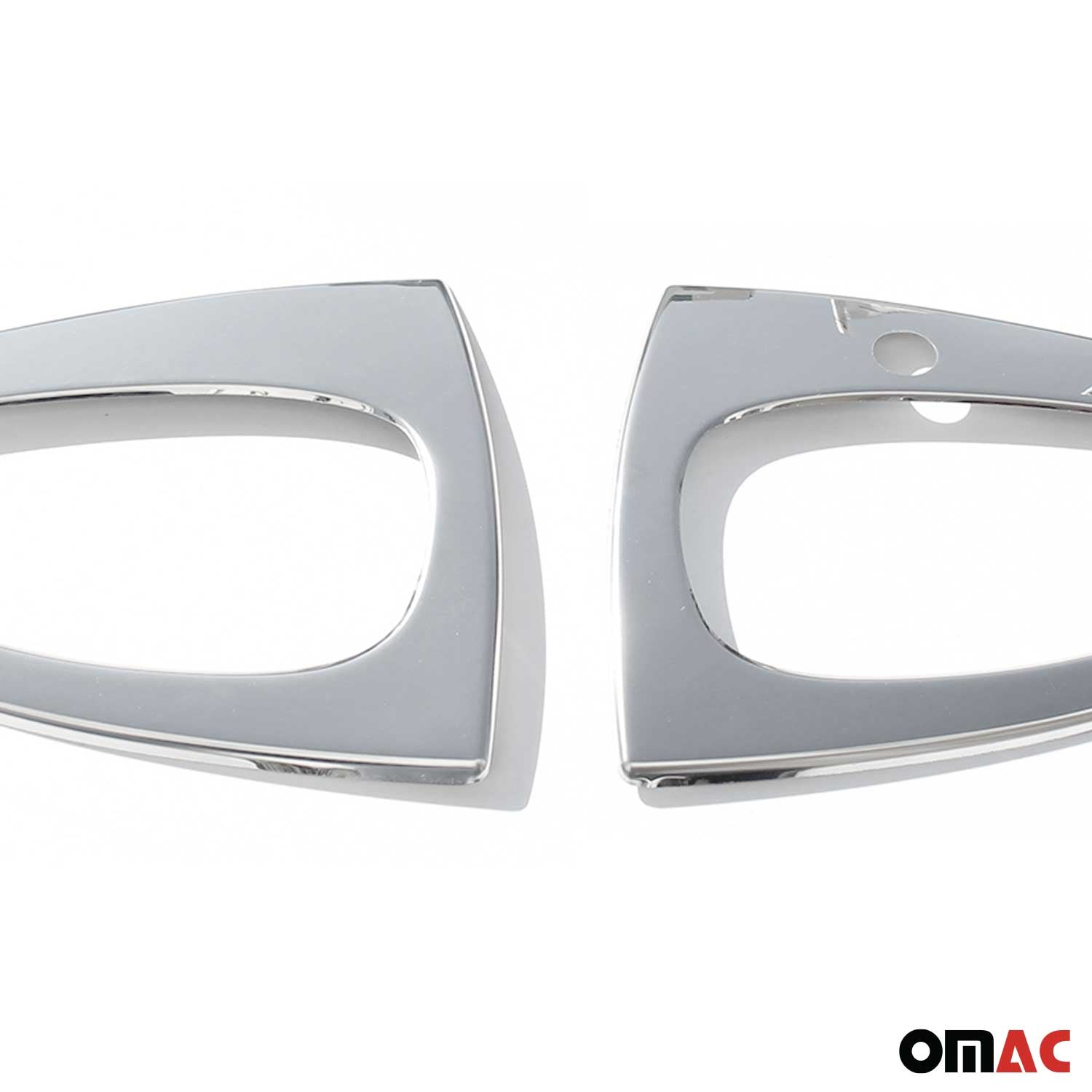 2007-2015 Smart ForTwo Car Door Handle Cover Protector Stainless Steel Chrome 2 Pcs