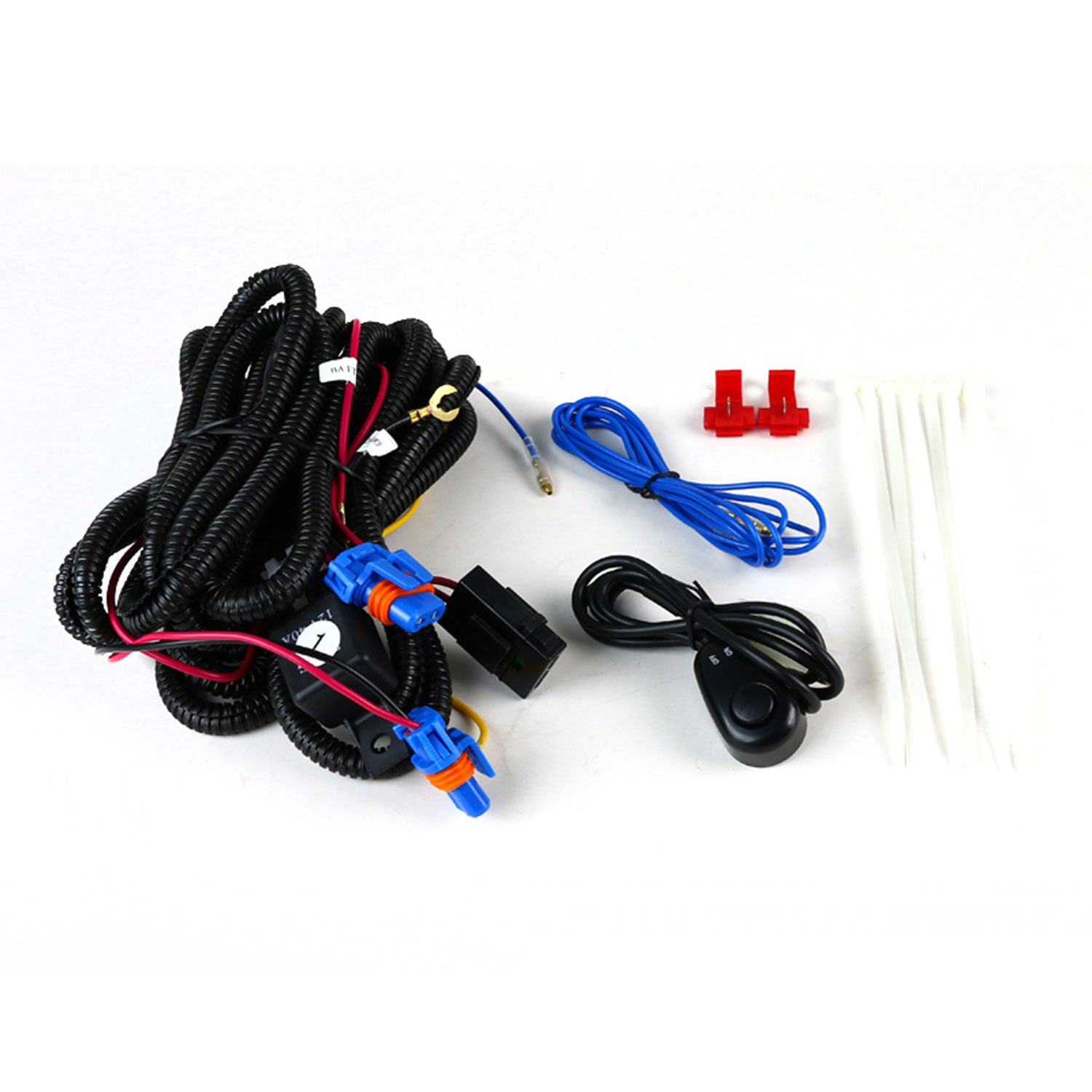 2002-2007 Chevy Silverado/Avalanche H10 Fog Lights Wiring Kit Chrome/Smoke