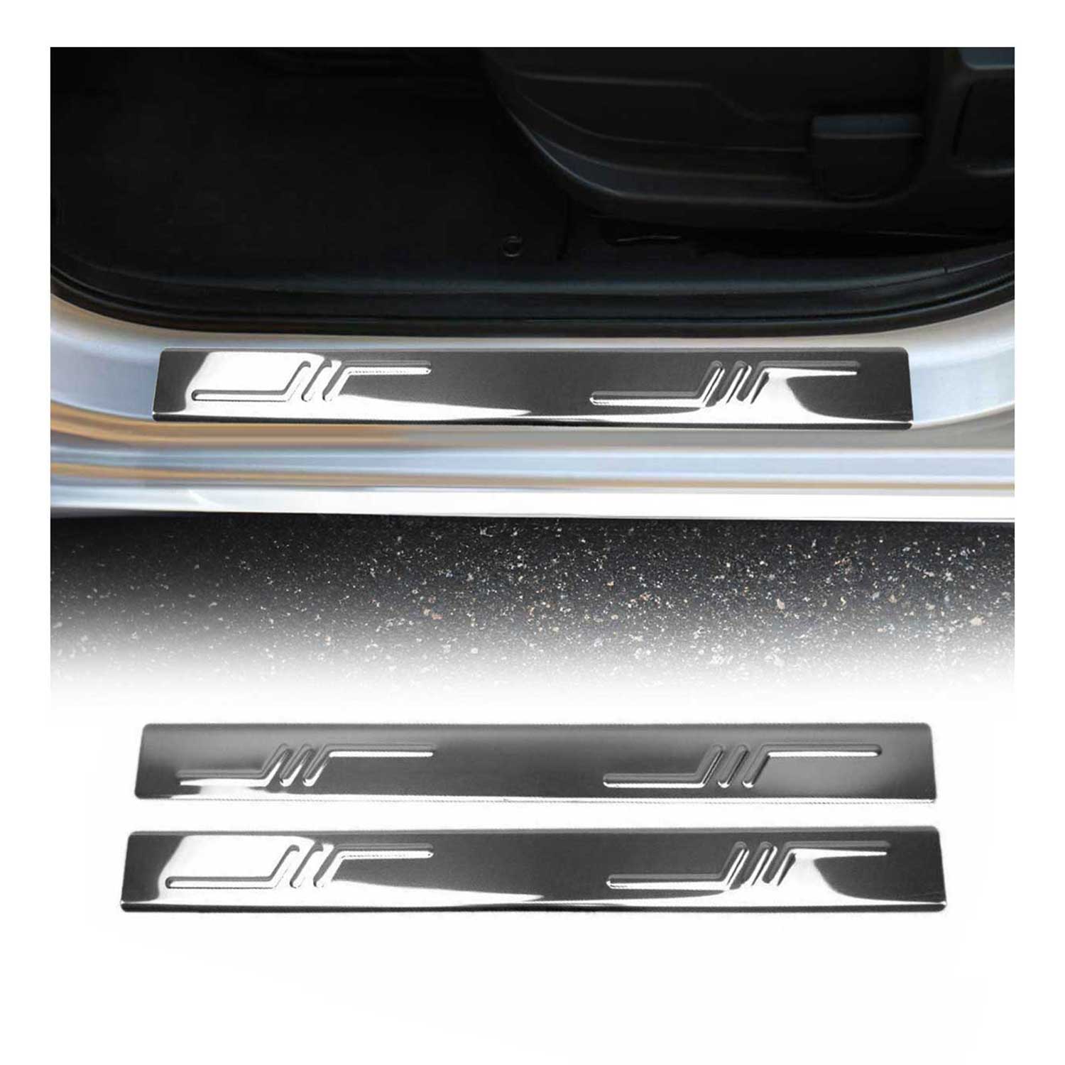 2014-2025 RAM ProMaster Door Sill Scuff Plate Scratch Protector Stainless Steel 2Pcs