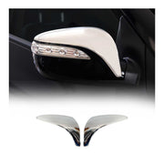 2010-2015 Hyundai Tucson Side Mirror Cover Caps Stainless Steel Silver 2 Pcs