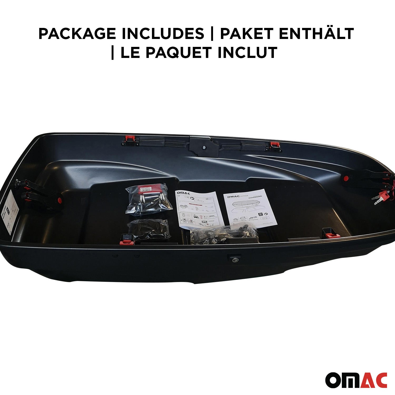 G3 Roof Box 7.8 cu ft PS UV-protected Matt Black Dual Side Opening