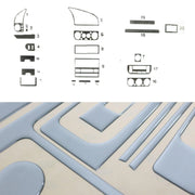 1992-1999 BMW 3 Series E36 Aluminium Look Dashboard Console Trim Kit 20x