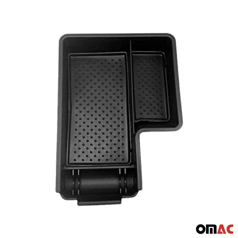 2010-2014 VW Golf Mk6 Center Console Armrest Storage Tray Black 1Pc