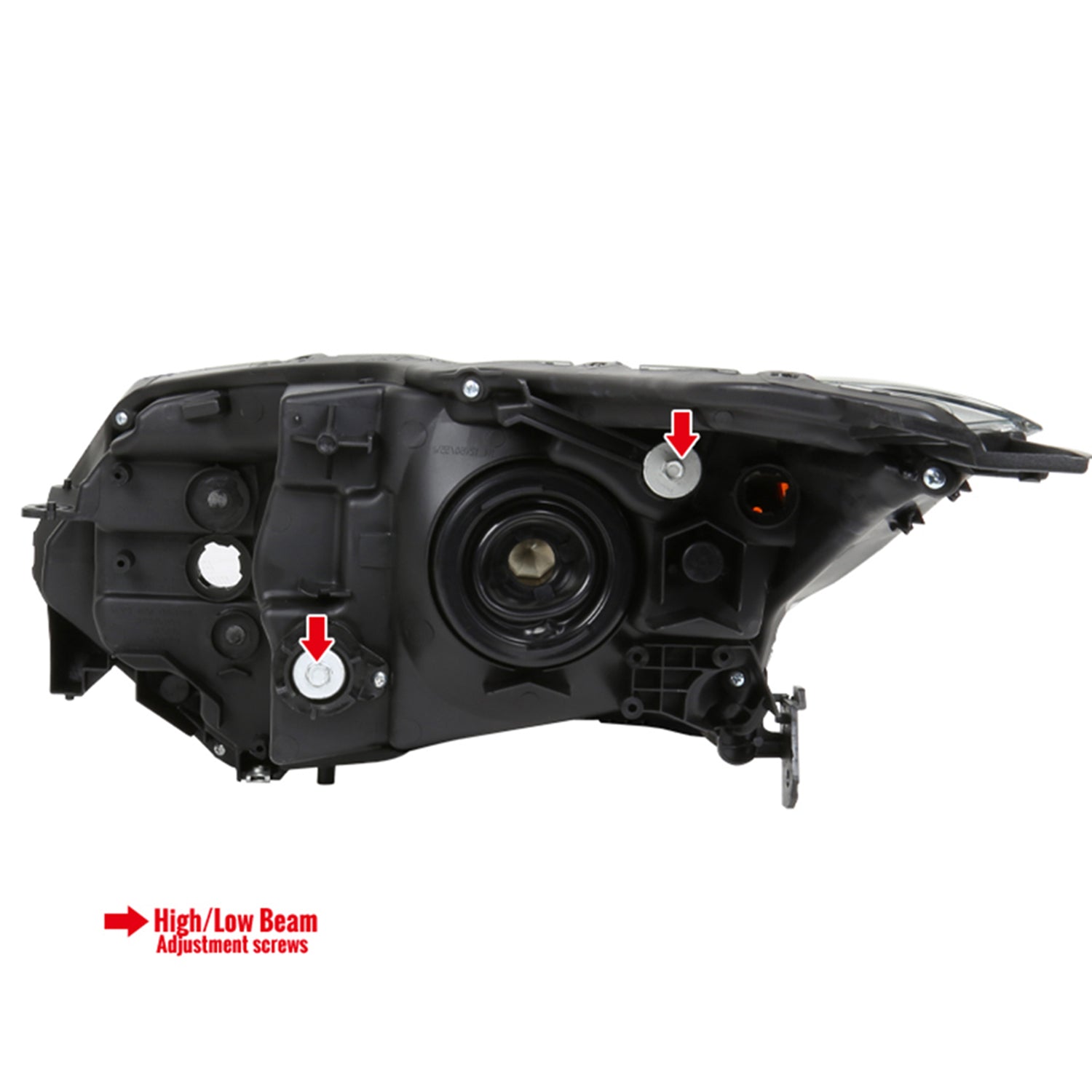 2016-2018 Honda HR-V Clear Crystal Headlight Amber Reflector - Passenger Side