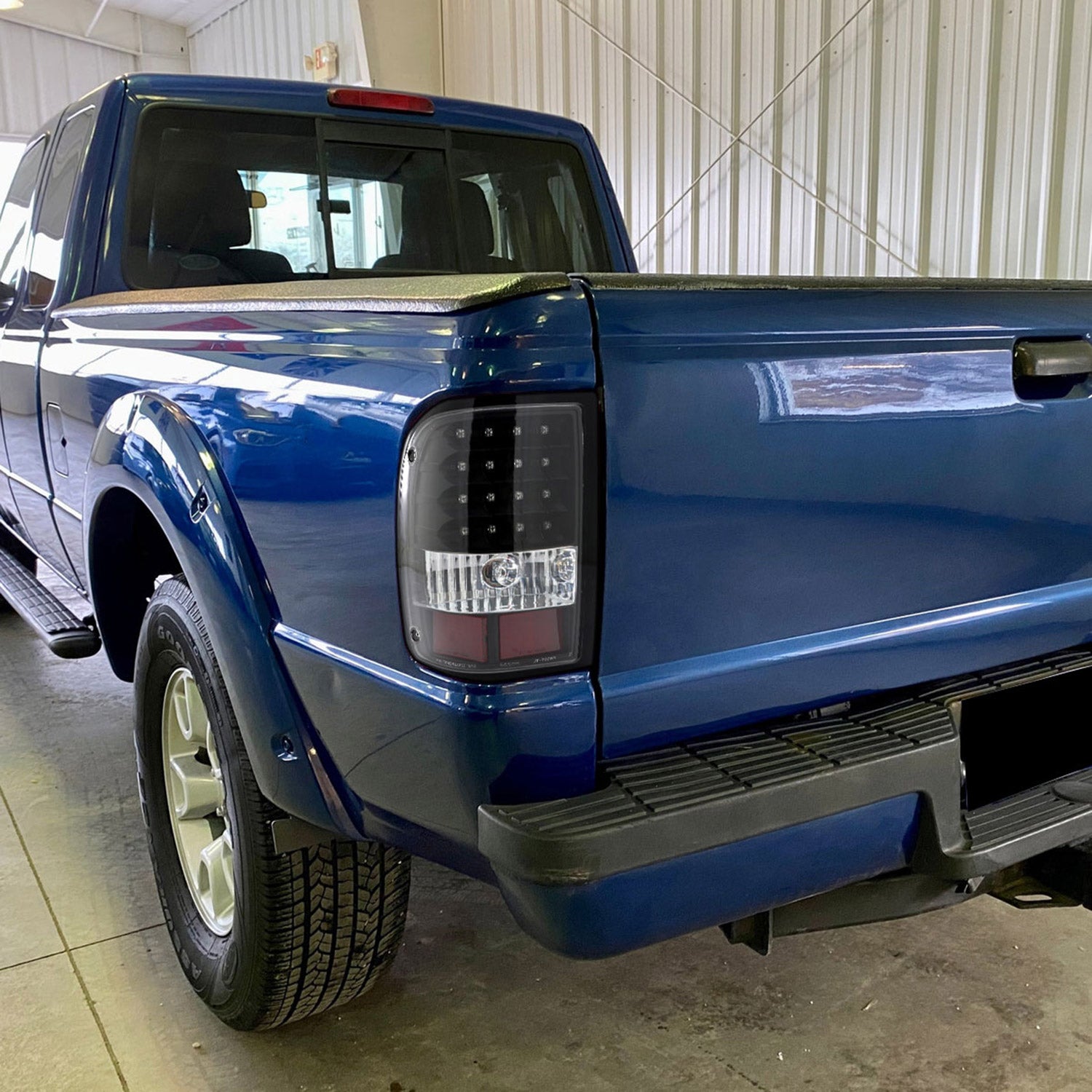 2006-2011 Ford Ranger V2 LED Tail Lights Matte Black Housing/Clear Lens