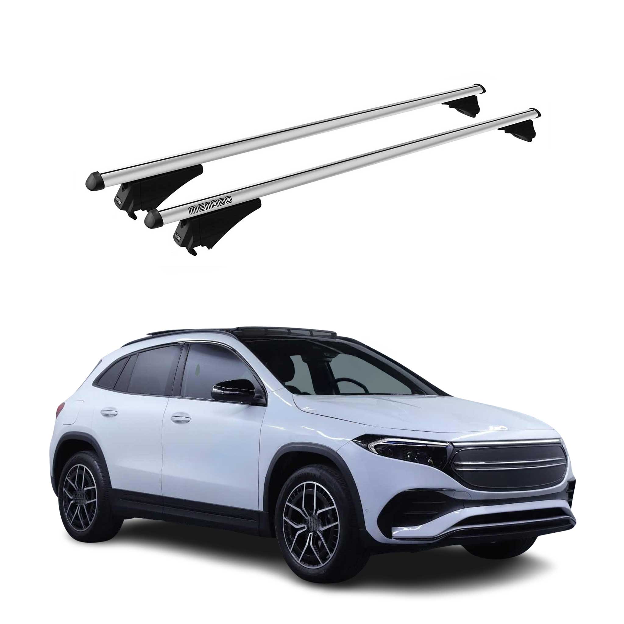 2022-2025 Mercedes EQA Roof Rack Cross Bars Silver