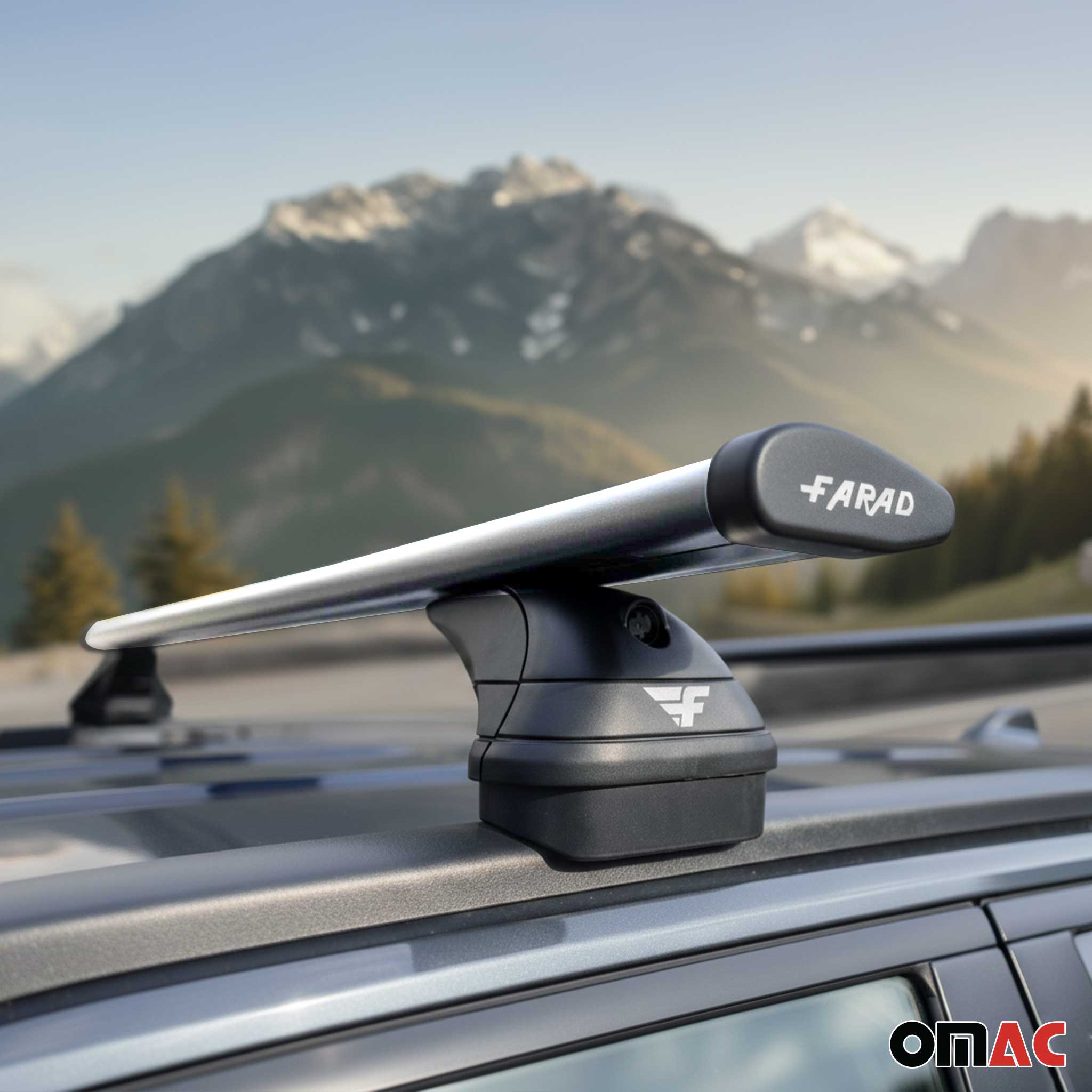 Roof Racks Cross Bars for Audi Q7 2017-2026 Aluminium 220lb Gray 2 Pcs