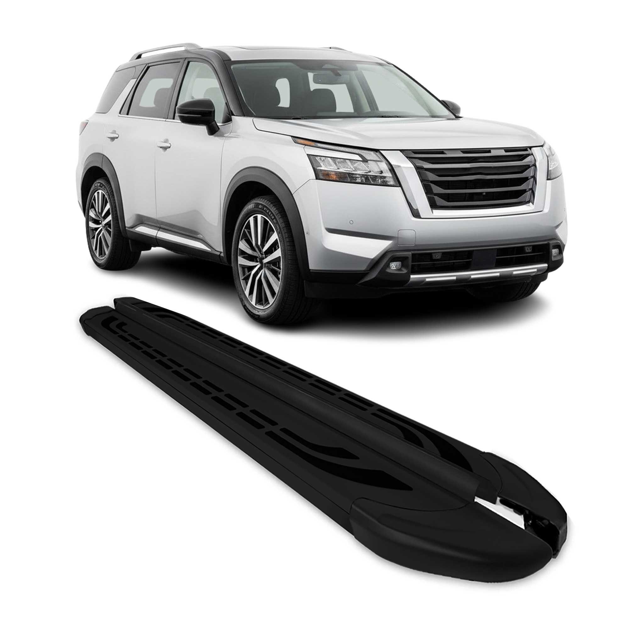2022-2025 Nissan Pathfinder Nerf Bar Side Step Running Board Black 2 Pcs