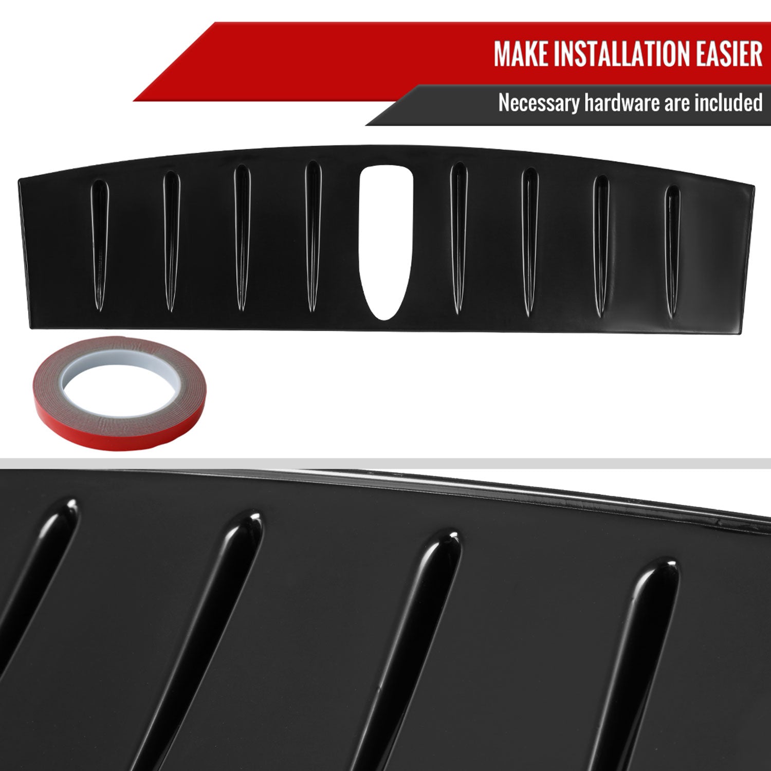 2015-2021 Subaru WRX/STI Matte Black ABS Shark Fin Style Rear Roof Spoiler