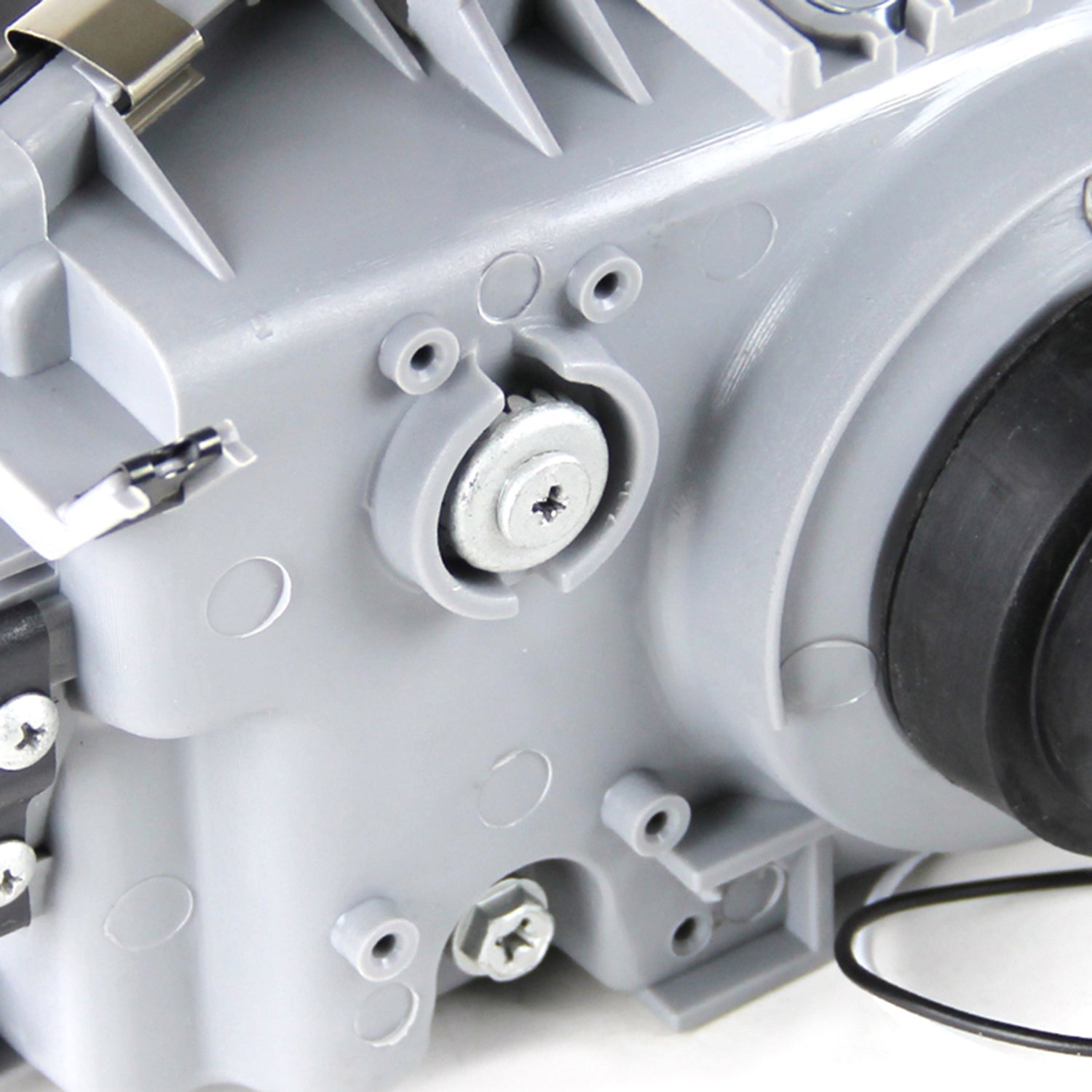 1992-1995 Honda Civic Factory Style Crystal Headlights Matte Black/Clear Lens