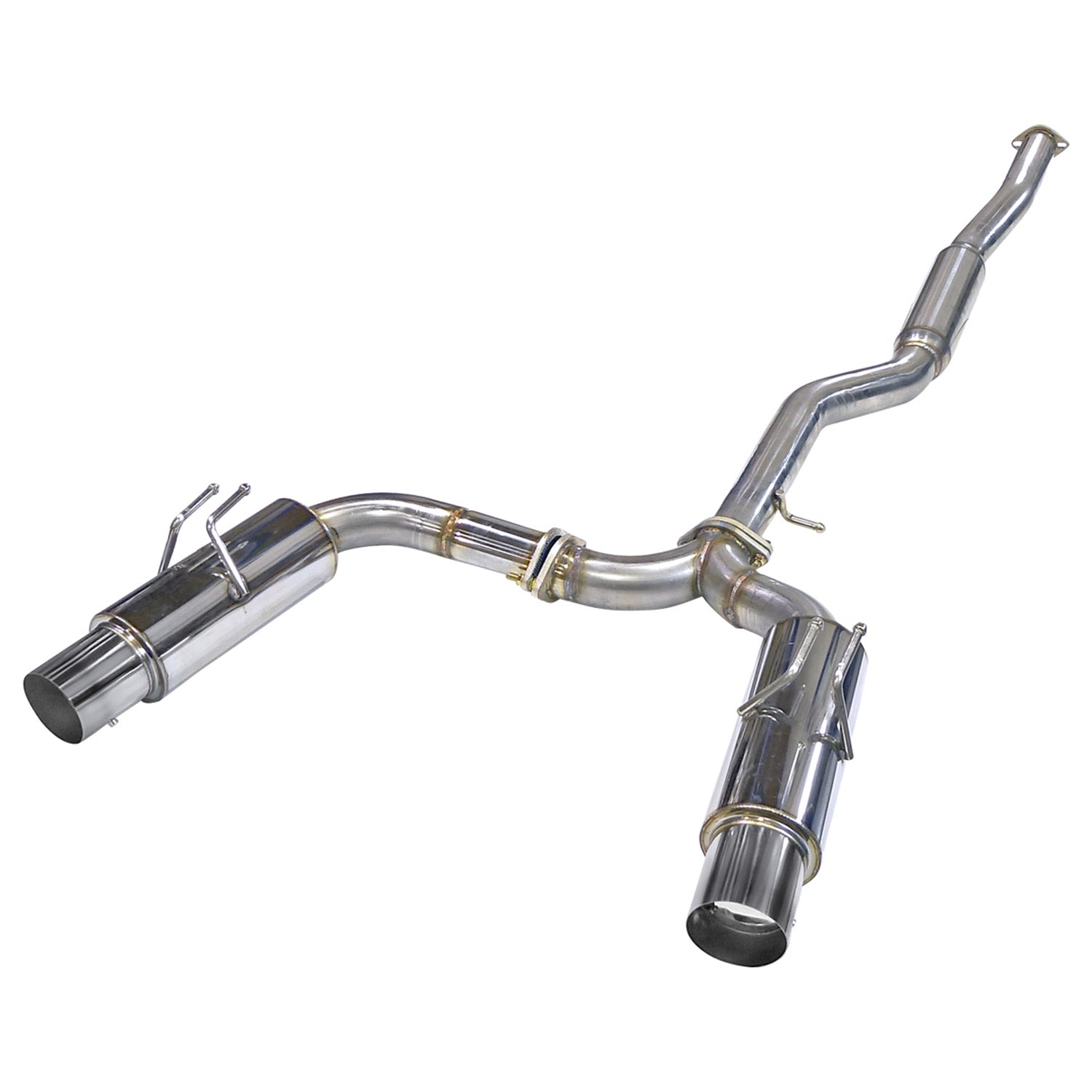 2008-2015 Mitsubishi Lancer EVO X/EVO 10 Steel N1 Dual Catback Exhaust System