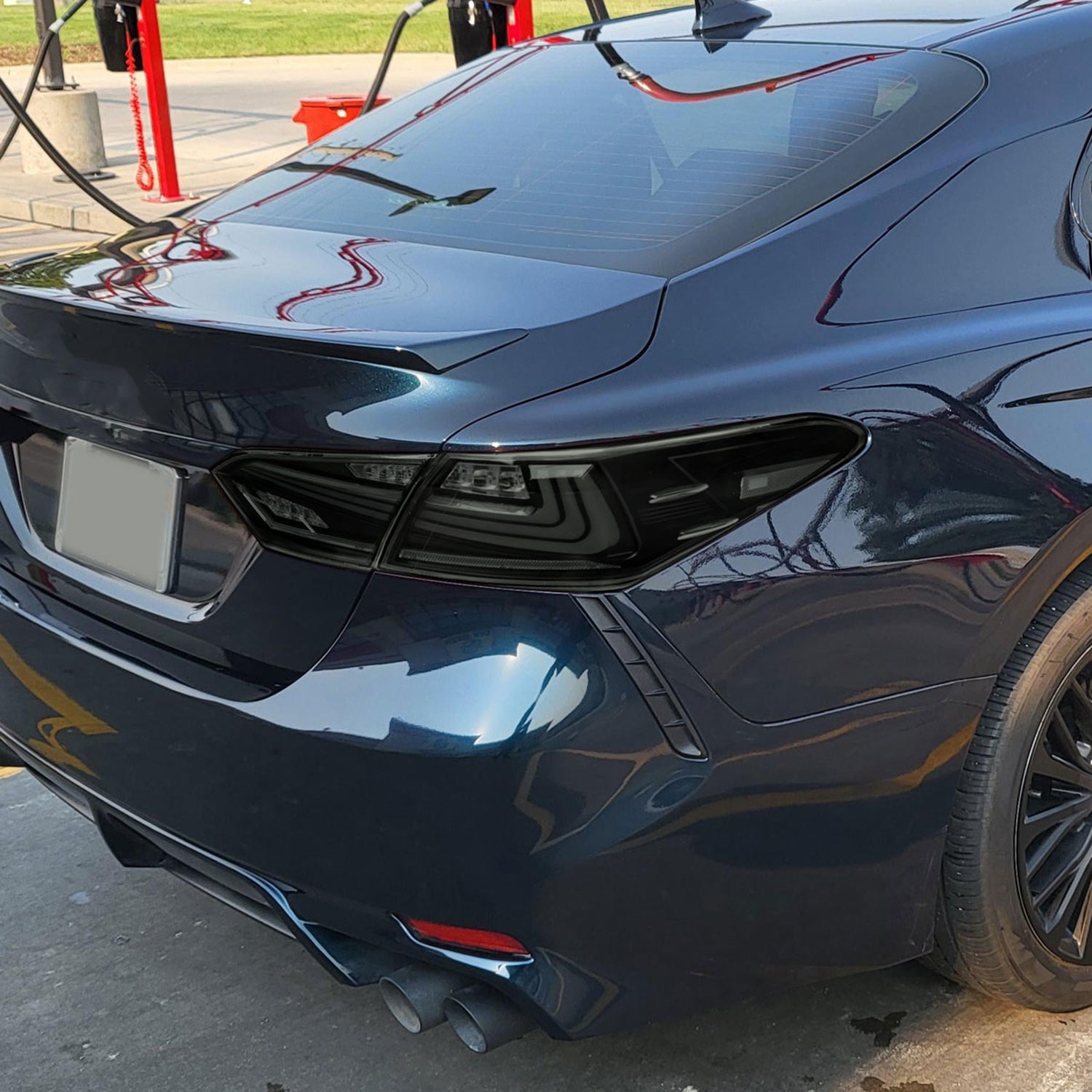 2018-2022 Toyota Camry LED Tail Lights Signal Lamps Matt Black/Smoke