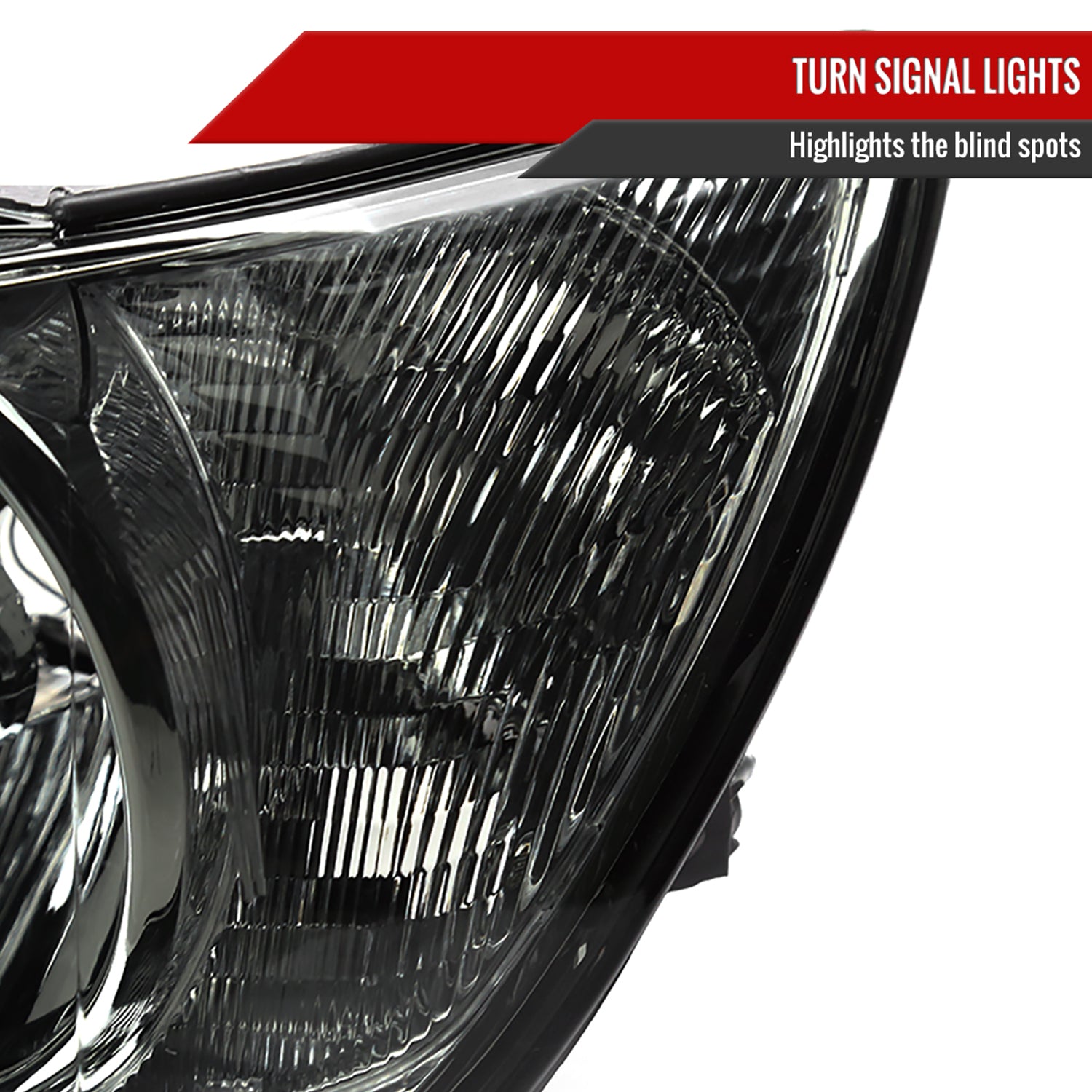 2001-2005 Lexus IS300 Factory Style Crystal Headlights Chrome/Smoke Lens