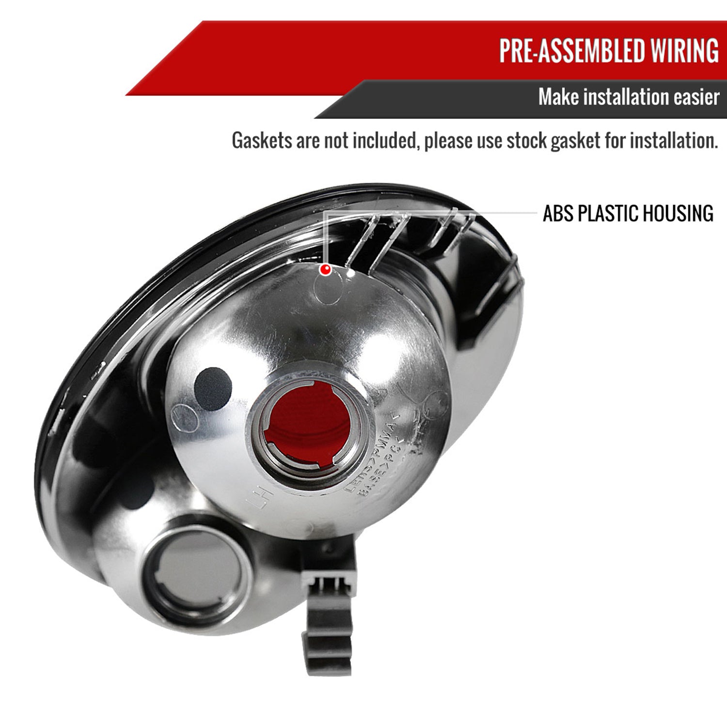 1998-2005 VW Beetle Tail Lights Chrome Housing/Clear Lens